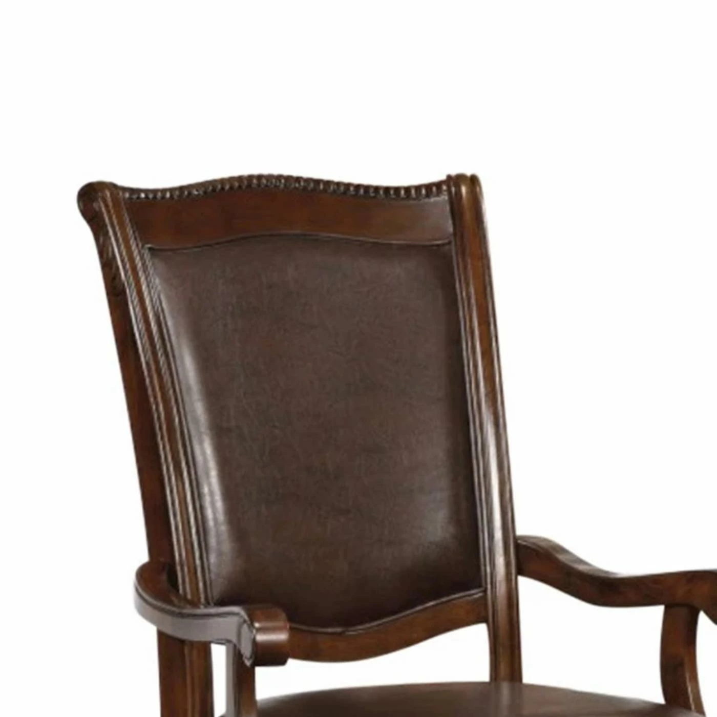 Best Sale π Formal Dining Chairs Benzara Alpena Traditional Formal Dining Arm Chair - Set Of 2 π - Image 4