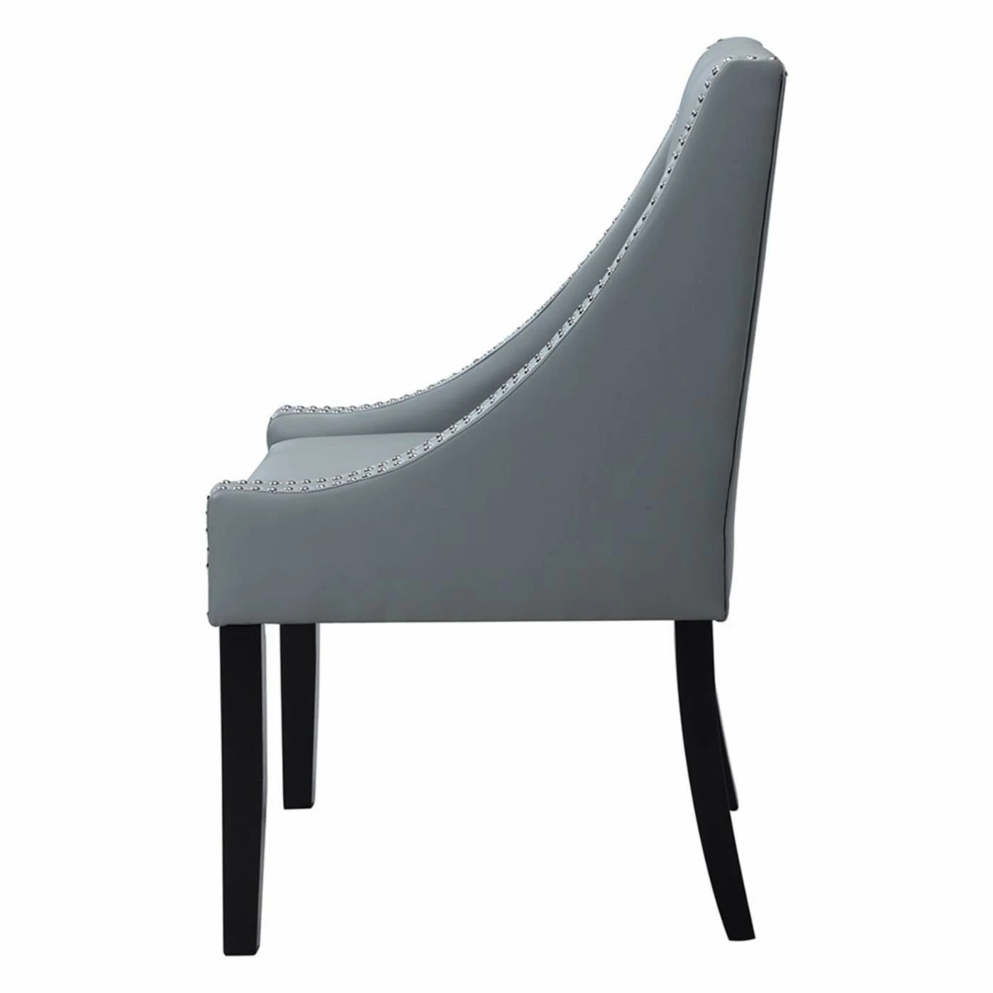 Top 10 π Side Chairs Chic Home Hayes Dining Side Chair With Nailhead Trim - Set Of 2 π - Image 4