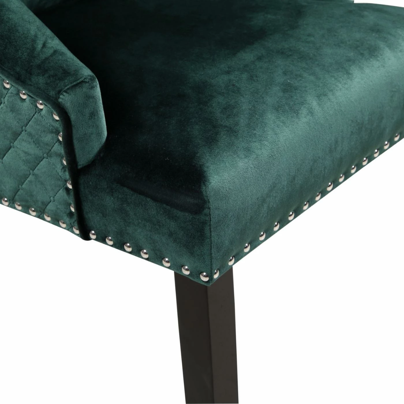 Budget 💯 Casual Dining Chairs Chic Home Moishe Velvet Dining Side Chair With Nailhead Trim - Set Of 2 👍 - Image 4