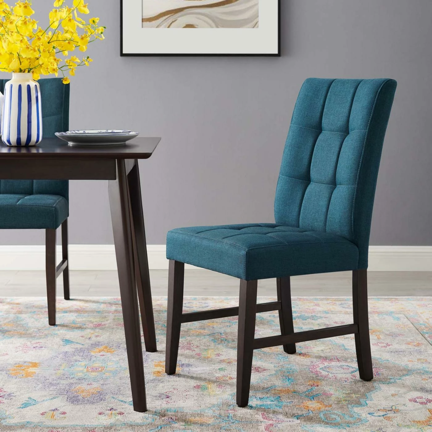 Hot Sale ๐ Casual Dining Chairs Modway Promulgate Biscuit Tufted Dining Chair ๐ฅฐ - Image 4