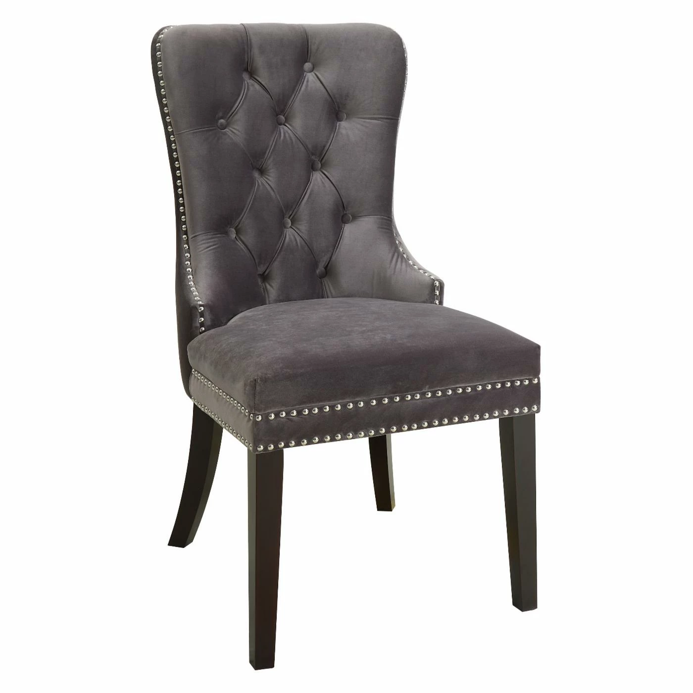 Budget π Formal Dining Chairs Meridian Furniture Inc Nikki Velvet Dining Chair - Set Of 2 π - Image 4