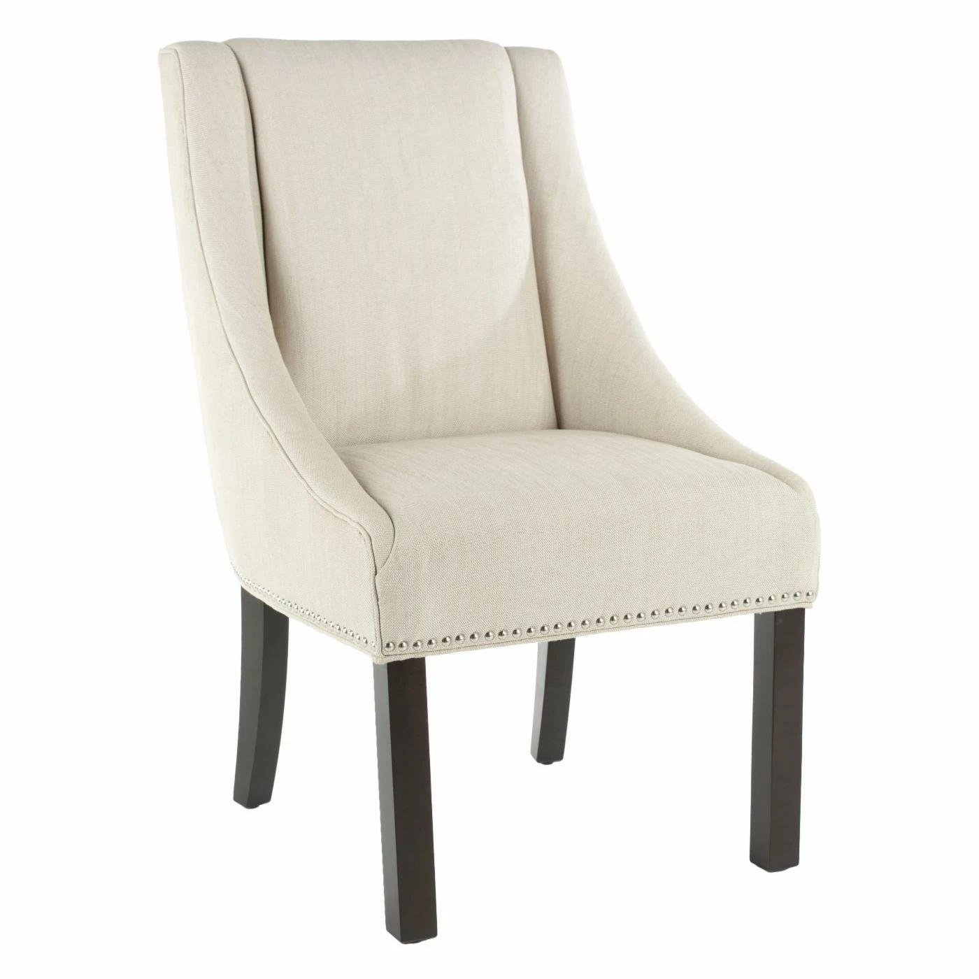 Cheapest π Formal Dining Chairs Safavieh Molly Beige Sloping Arm Sling Dining Chairs - Set Of 2 π - Image 4