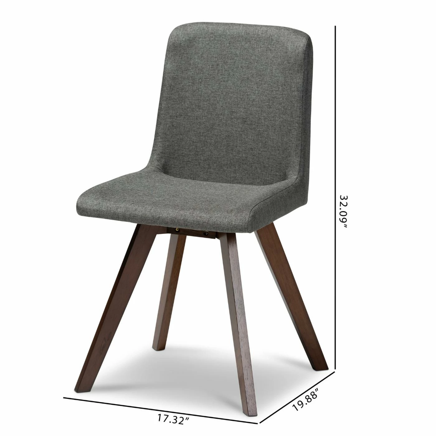 Wholesale π₯° Side Chairs Baxton Studio Pernille Fabric Upholstered Dining Side Chair - Set Of 4 π - Image 4