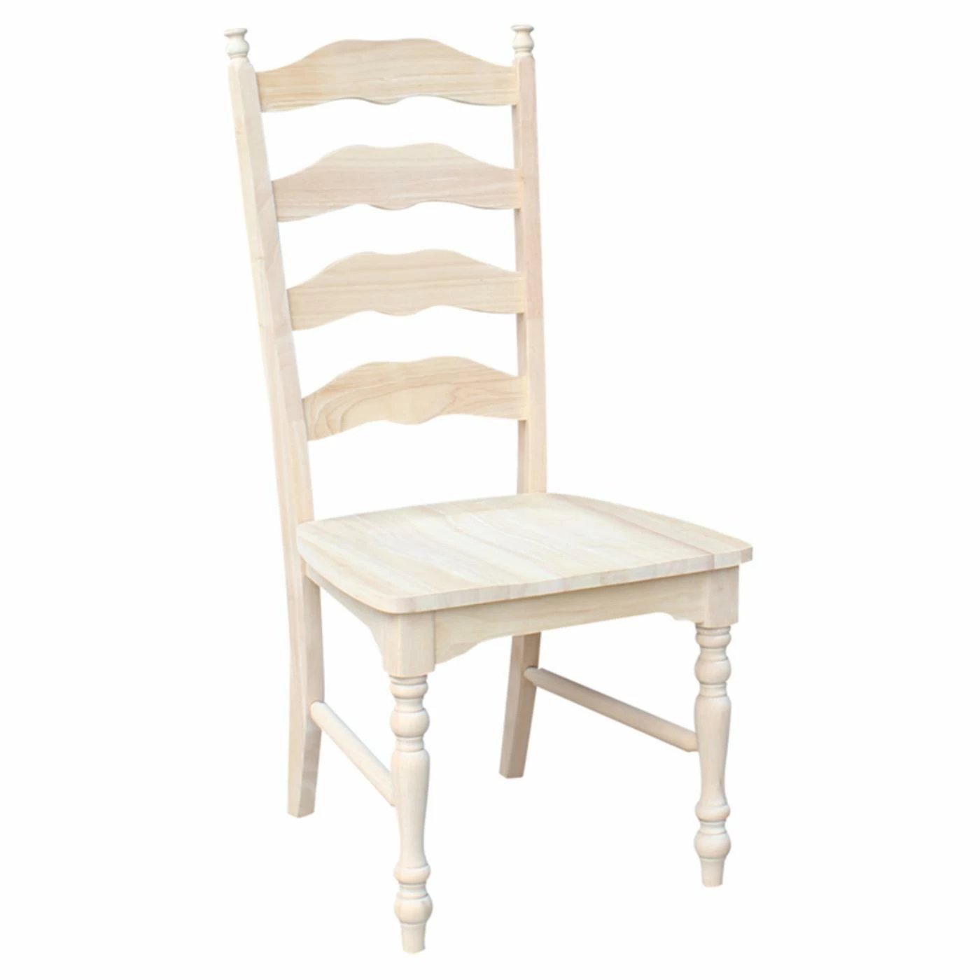 Brand new ✨ Side Chairs International Concepts Unfinished Maine Ladder Back Dining Chairs - Set Of 2 ✔️ - Image 4