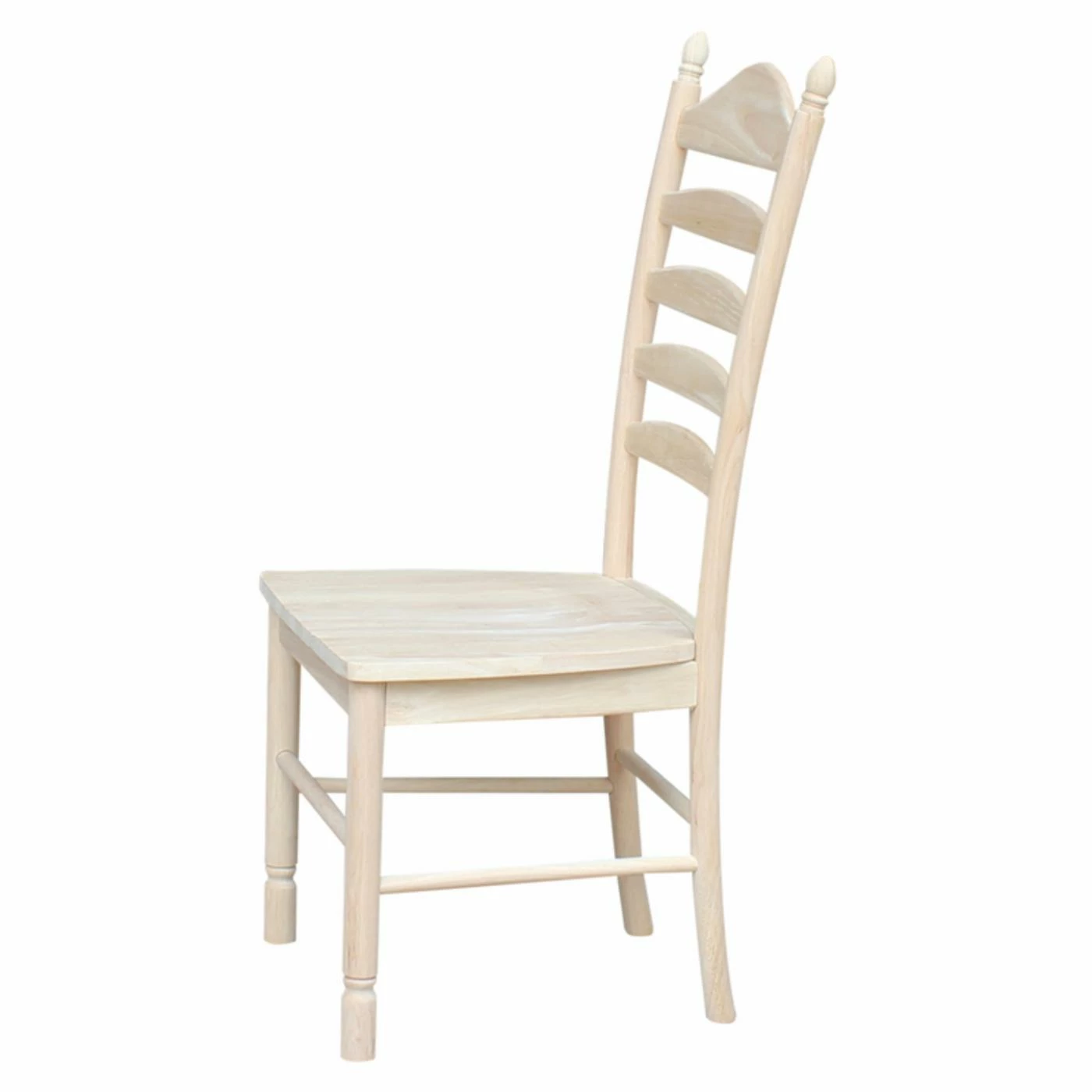 New π Casual Dining Chairs International Concepts Unfinished Bedford Ladder Back Dining Chairs - Set Of 2 π - Image 4