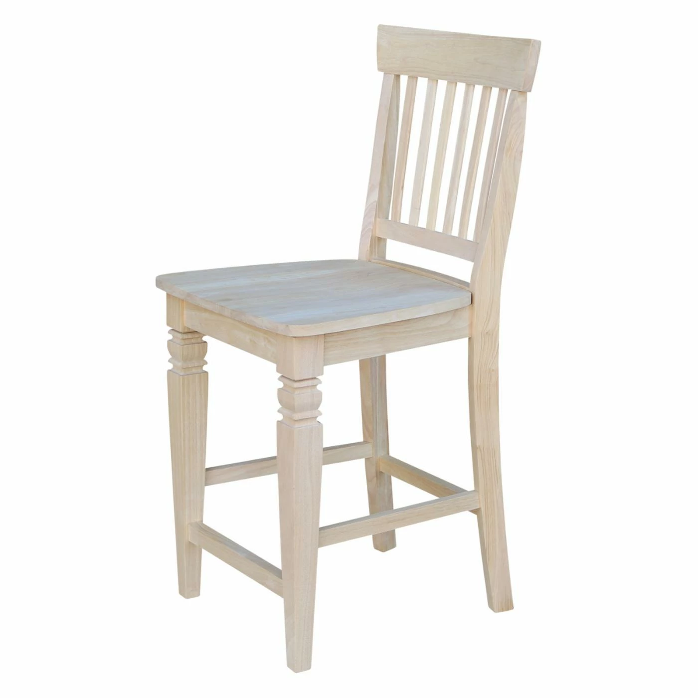 New ✨ Side Chairs International Concepts Seattle Unfinished Counter Stool ❤️ - Image 4