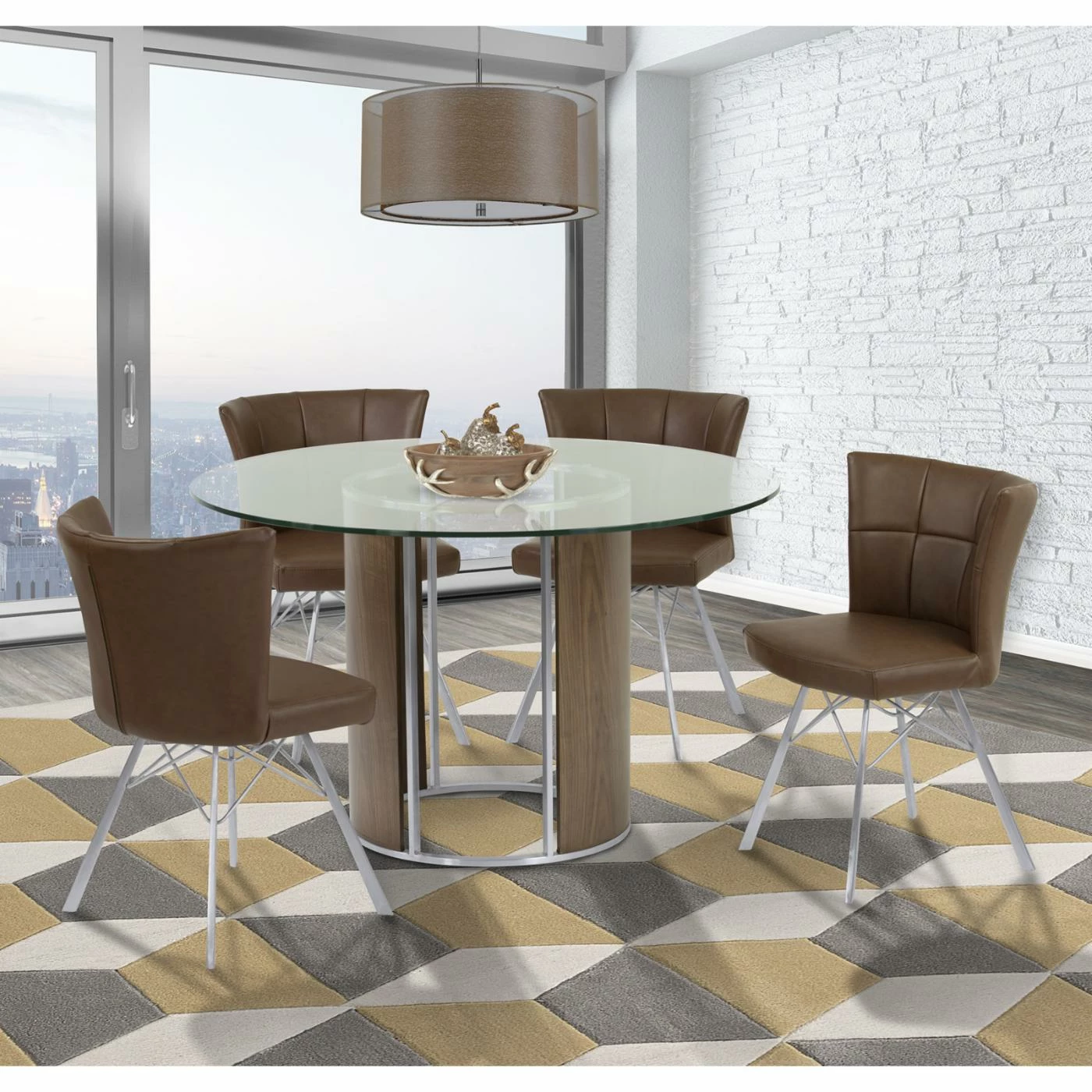 Buy π Side Chairs Armen Living Spago Contemporary Dining Side Chair - Set Of 2 π - Image 6