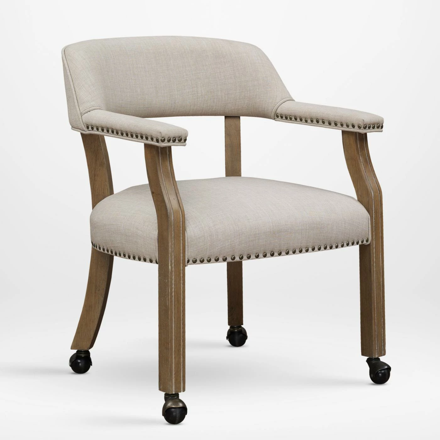 Buy π Casual Dining Chairs Comfort Pointe Millstone Caster Arm Dining Chair π - Image 5