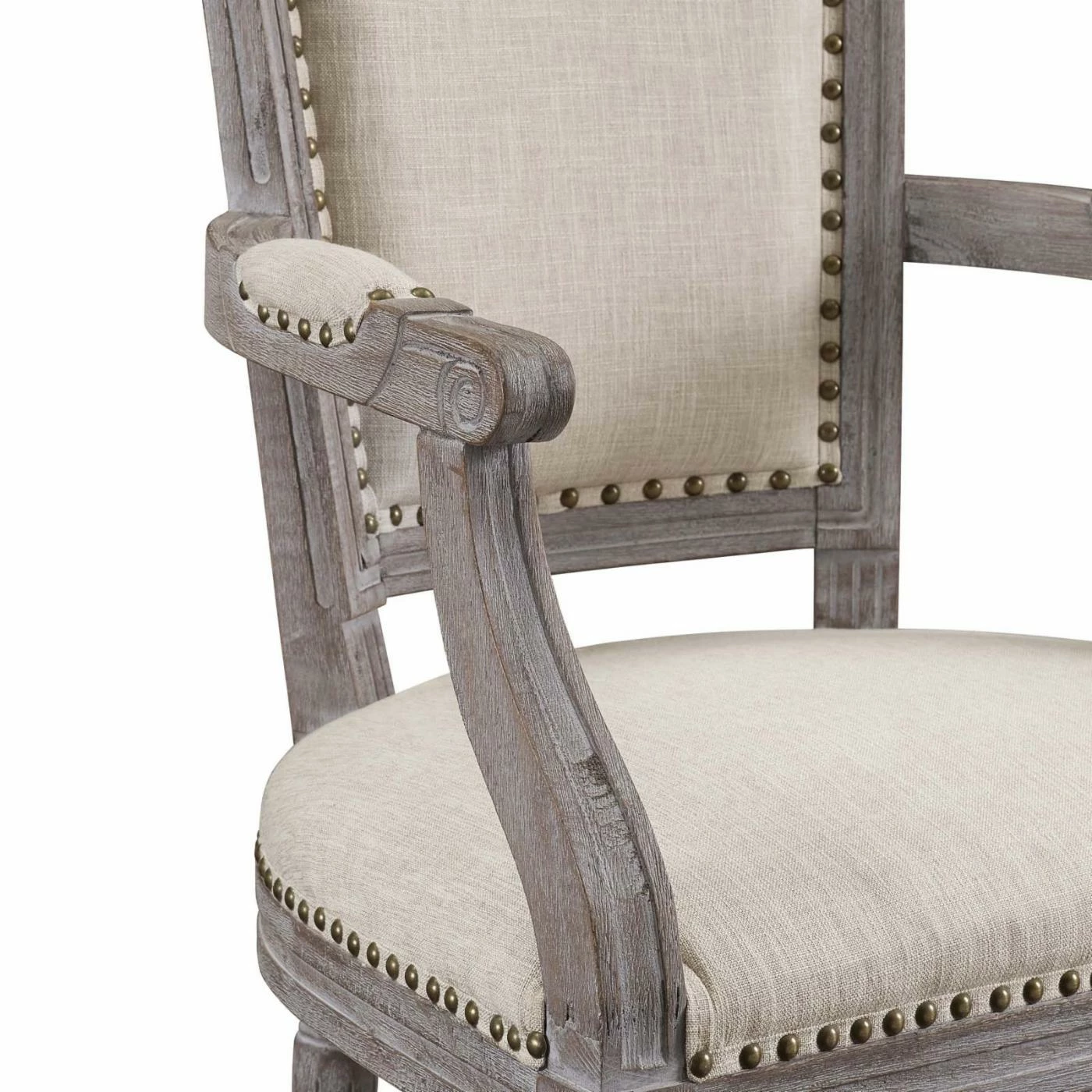 Best deal ⌛ Formal Dining Chairs Modway Penchant Vintage French Upholstered Dining Armchair ❤️ - Image 6