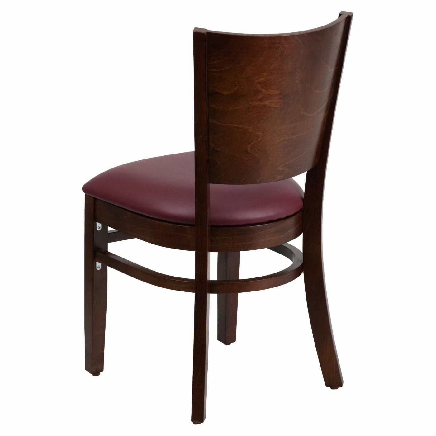 Cheap β€οΈ Side Chairs Flash Furniture Lacey 20 In. Walnut Solid Back Restaurant Chair With Vinyl Seat π - Image 6