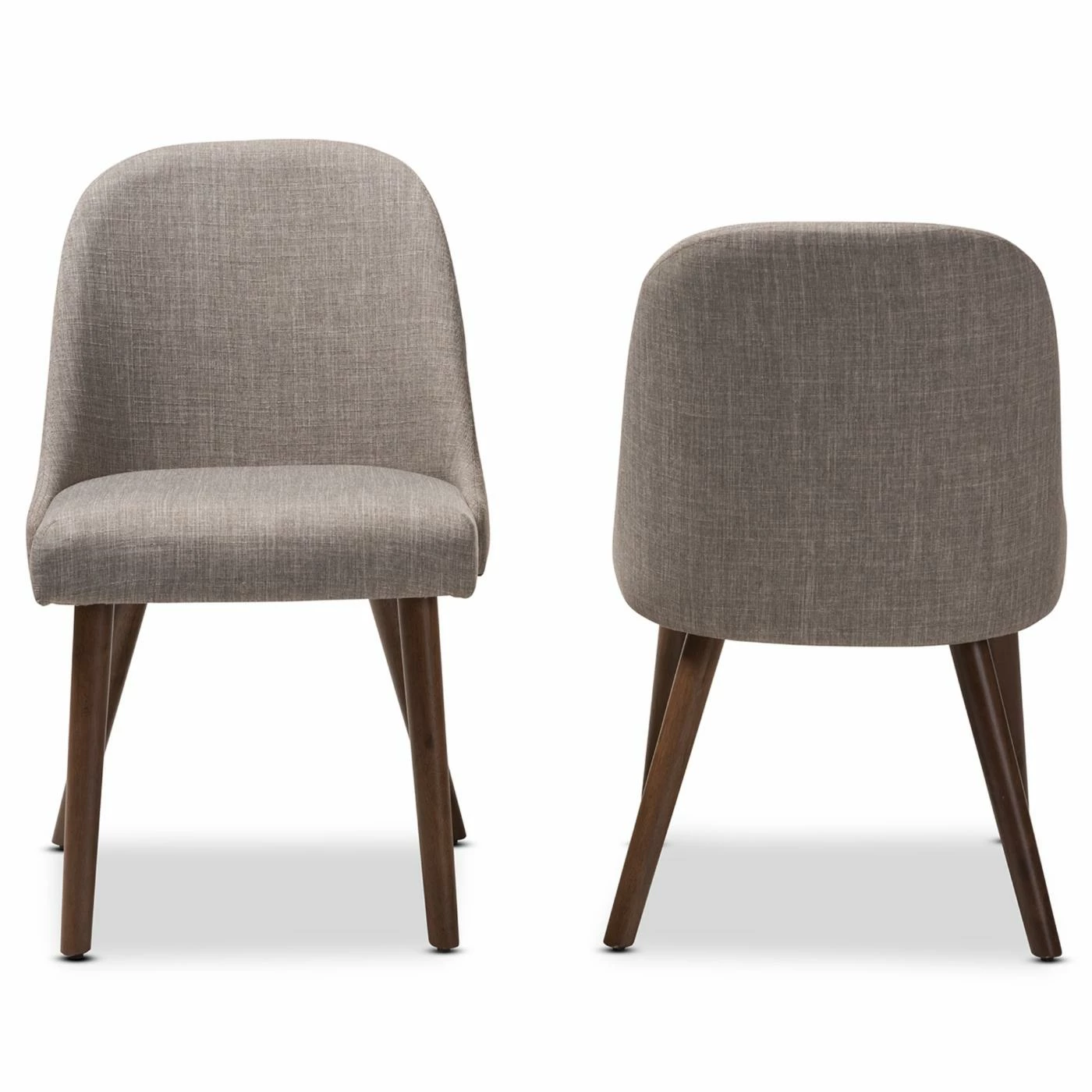 Wholesale βοΈ Side Chairs Baxton Studio Cody Mid-Century Modern Fabric Upholstered Wood Dining Chair - Set Of 2 π₯° - Image 6