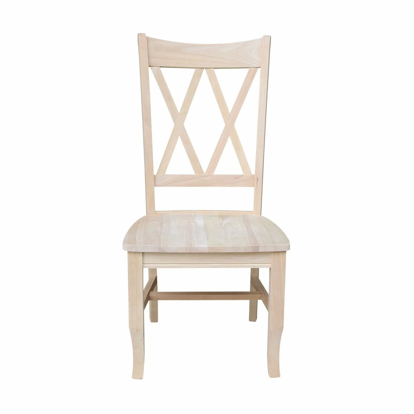 Promo π Side Chairs International Concepts Milford Double X-Back Chair - 2 Chairs π - Image 6