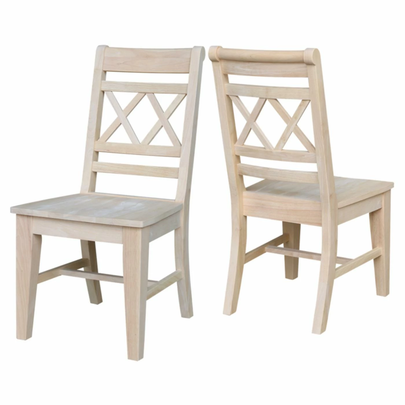 Best reviews of π€© Side Chairs International Concepts Canyon X-Back Side Chair - Set Of 2 π - Image 6