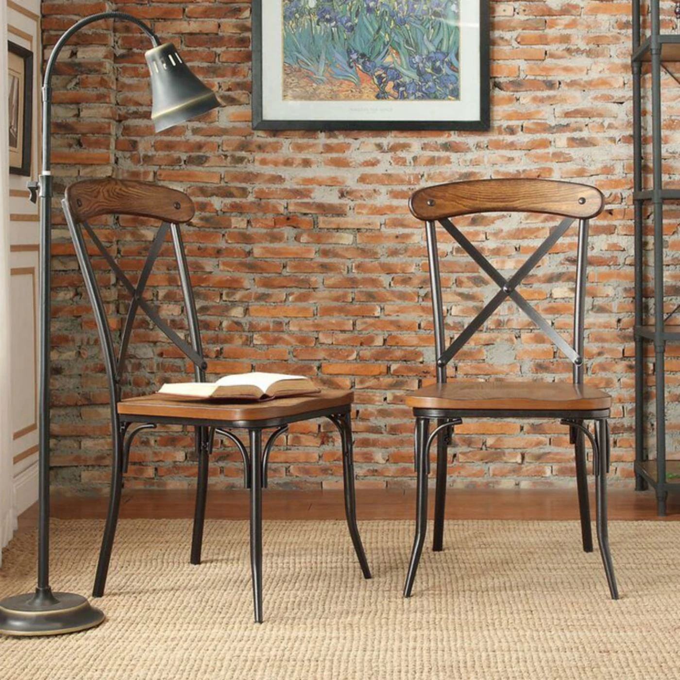 Coupon π Side Chairs HumbleNest Countryside X-Back Dining Chairs - Set Of 2 π - Image 7