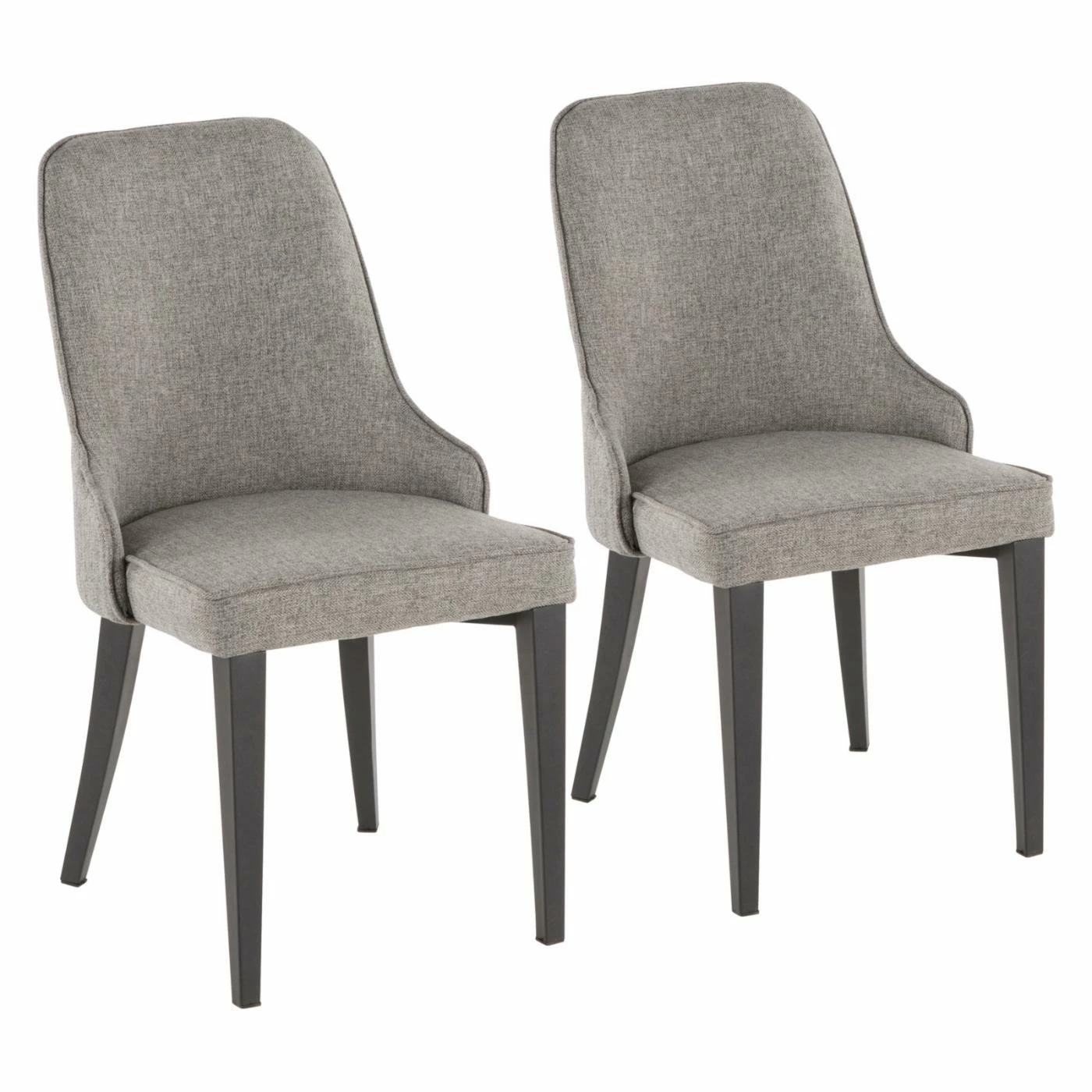 Outlet π Side Chairs LumiSource Nueva Upholstered Contemporary Dining Chair - Set Of 2 β - Image 7