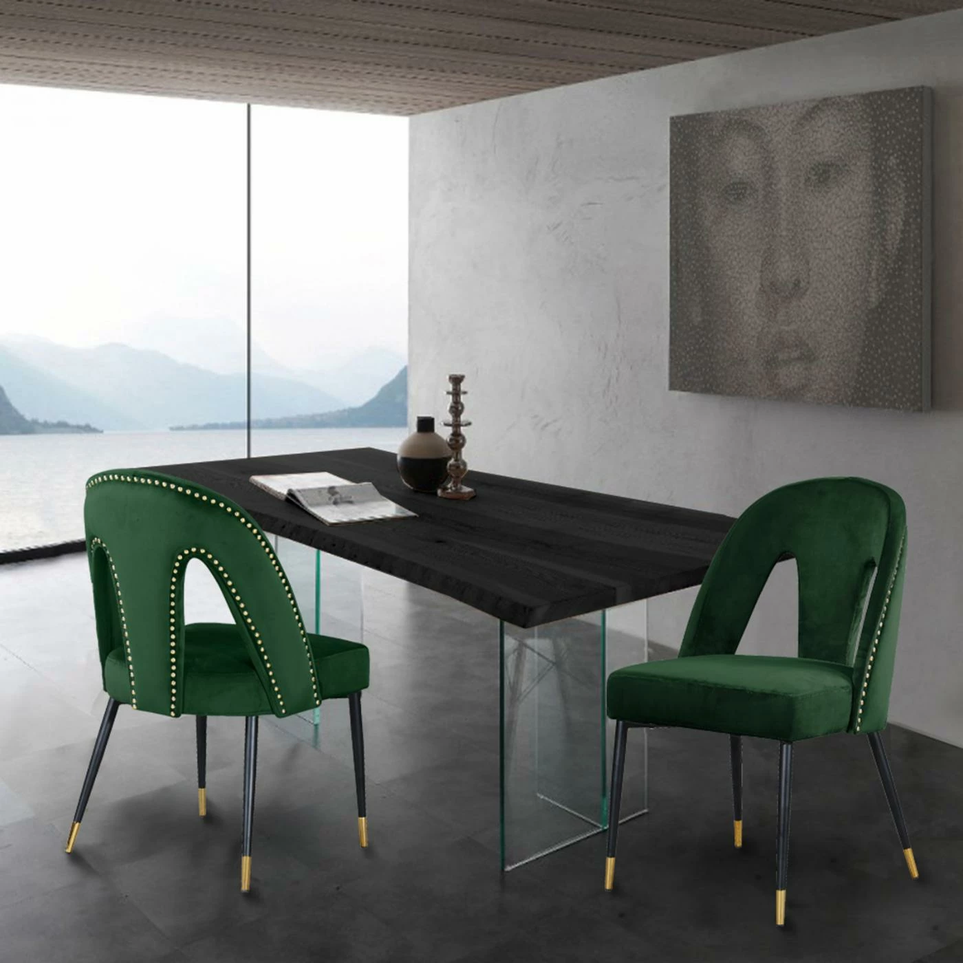 Cheap βοΈ Side Chairs Meridian Furniture Inc Akoya Upholstered Dining Side Chair With Nailhead Trim - Set Of 2 π― - Image 7