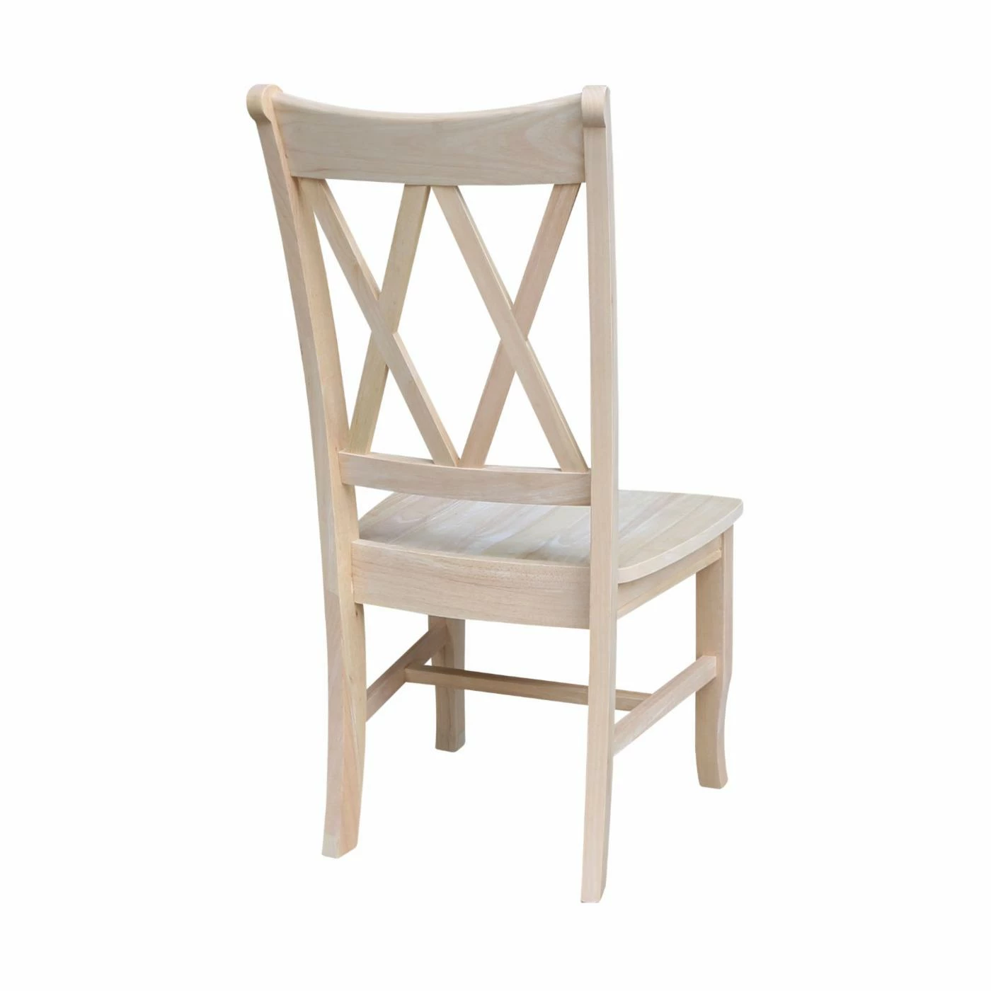 Promo π Side Chairs International Concepts Milford Double X-Back Chair - 2 Chairs π - Image 7