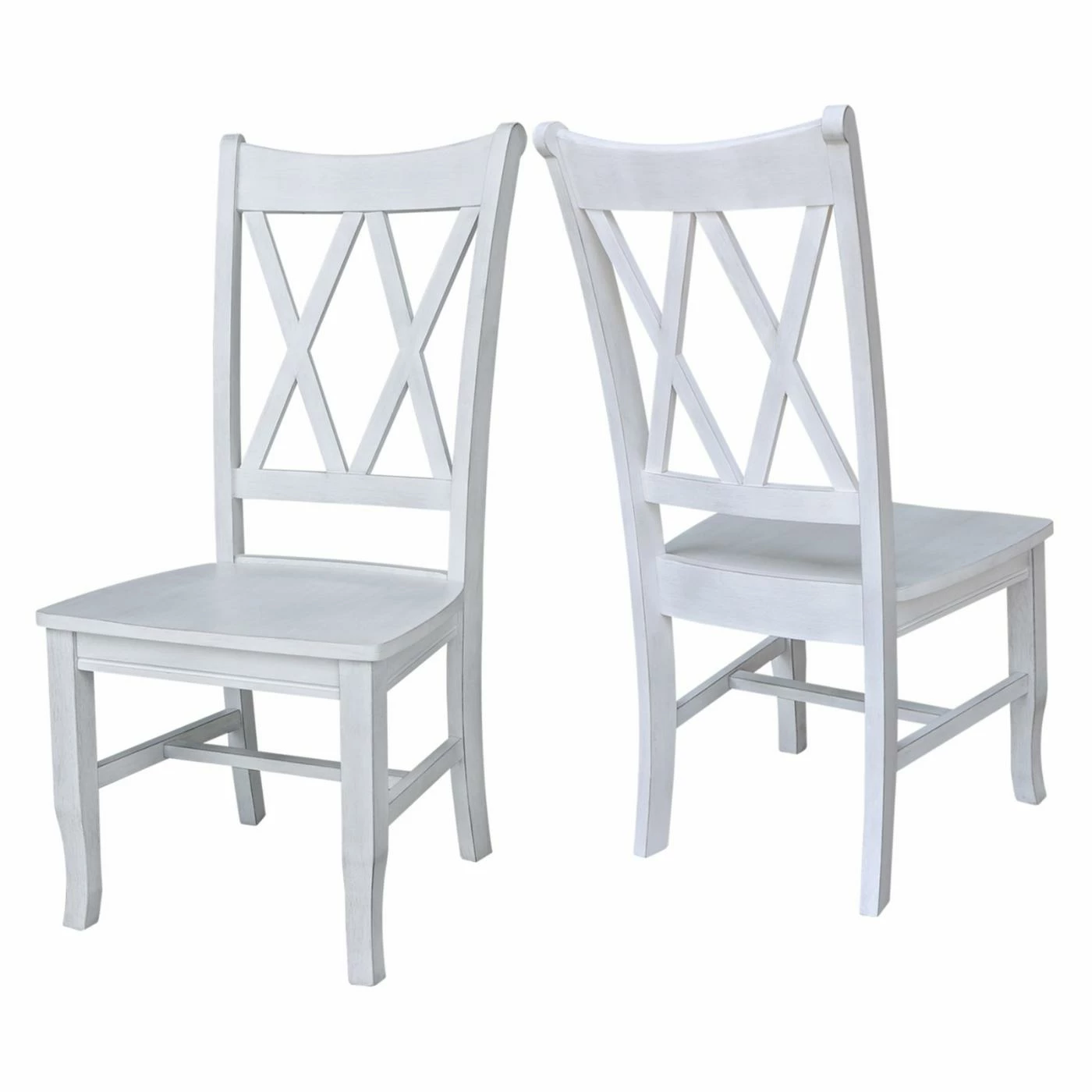 Discount β€οΈ Side Chairs International Concepts Double Cross Back Dining Side Chair - Set Of 2 π - Image 6