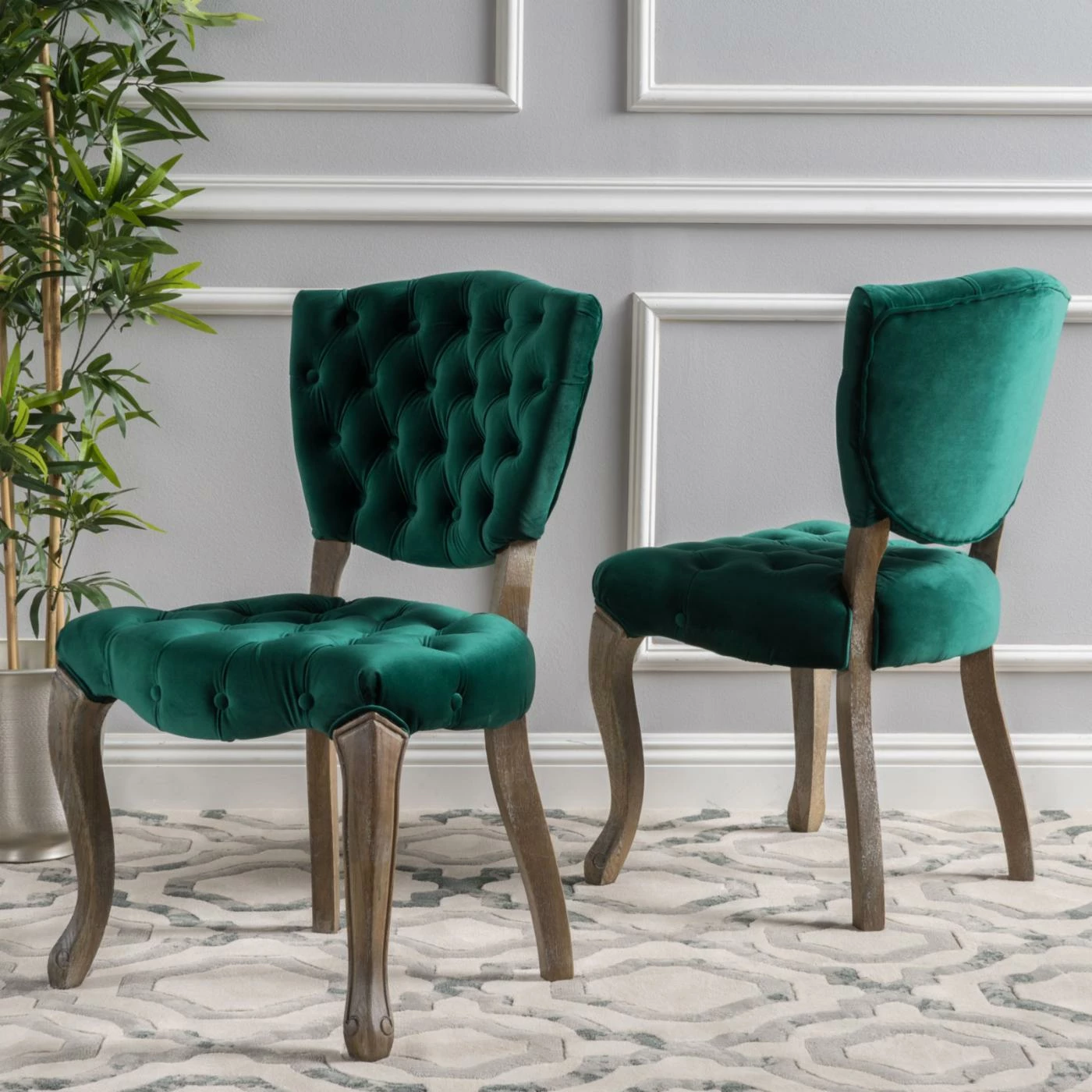 Brand new π Best Selling Home Formal Dining Chairs Daniel Tufted Upholstered Dining Chairs - Set Of 2 π - Image 8