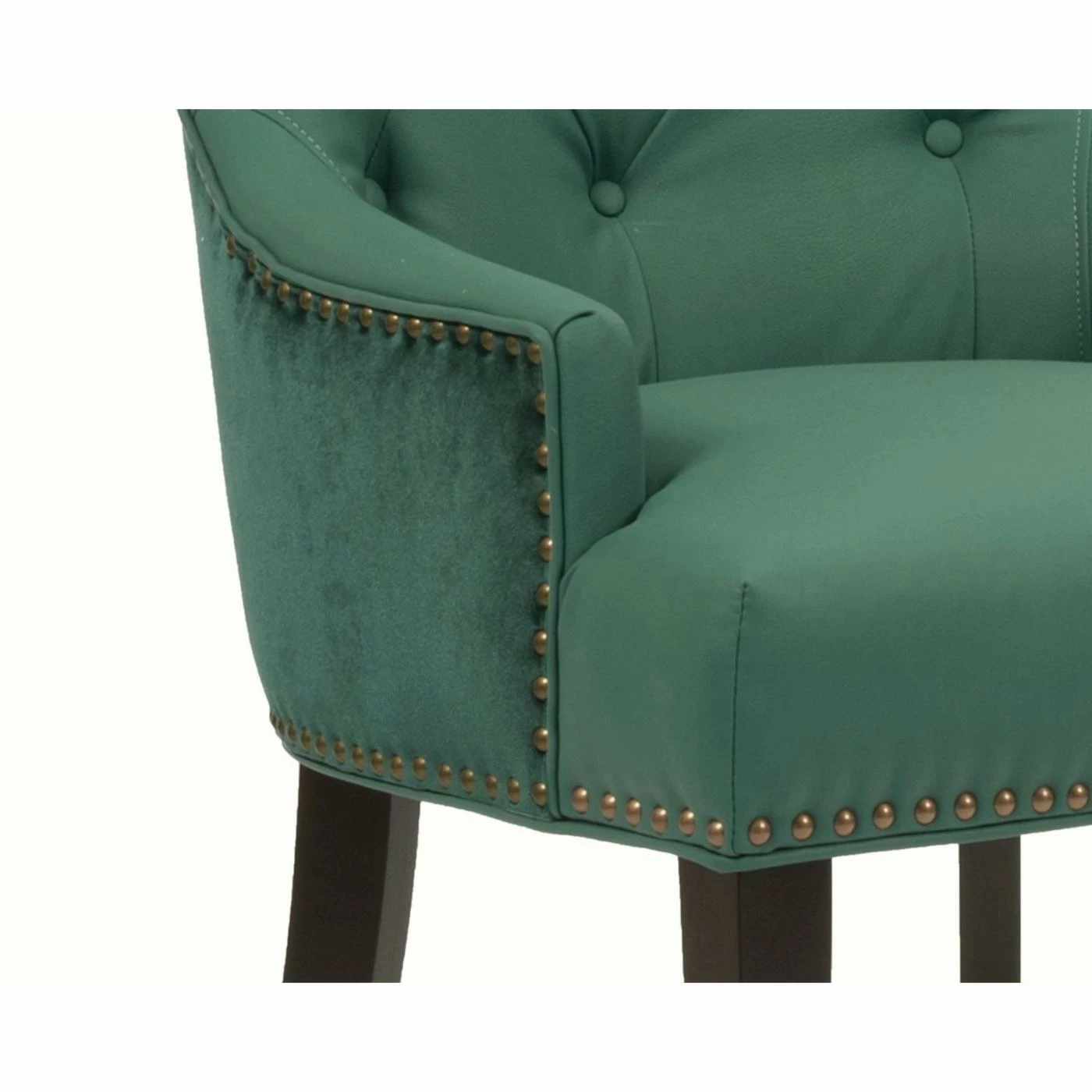 Brand new π Side Chairs Chic Home Gilbert Tufted Dining Side Chair With Nailhead Trim - Set Of 2 π - Image 8