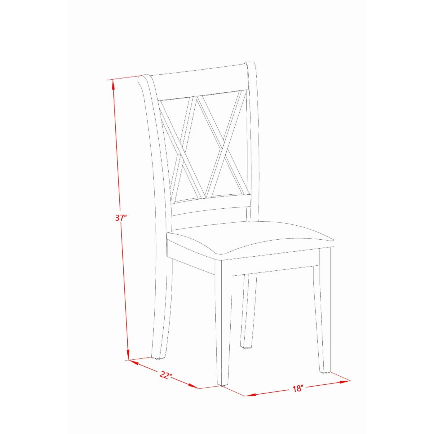 Best deal π Formal Dining Chairs East West Furniture Clarksville Upholstered Dining Chair - Set Of 2 π₯° - Image 8