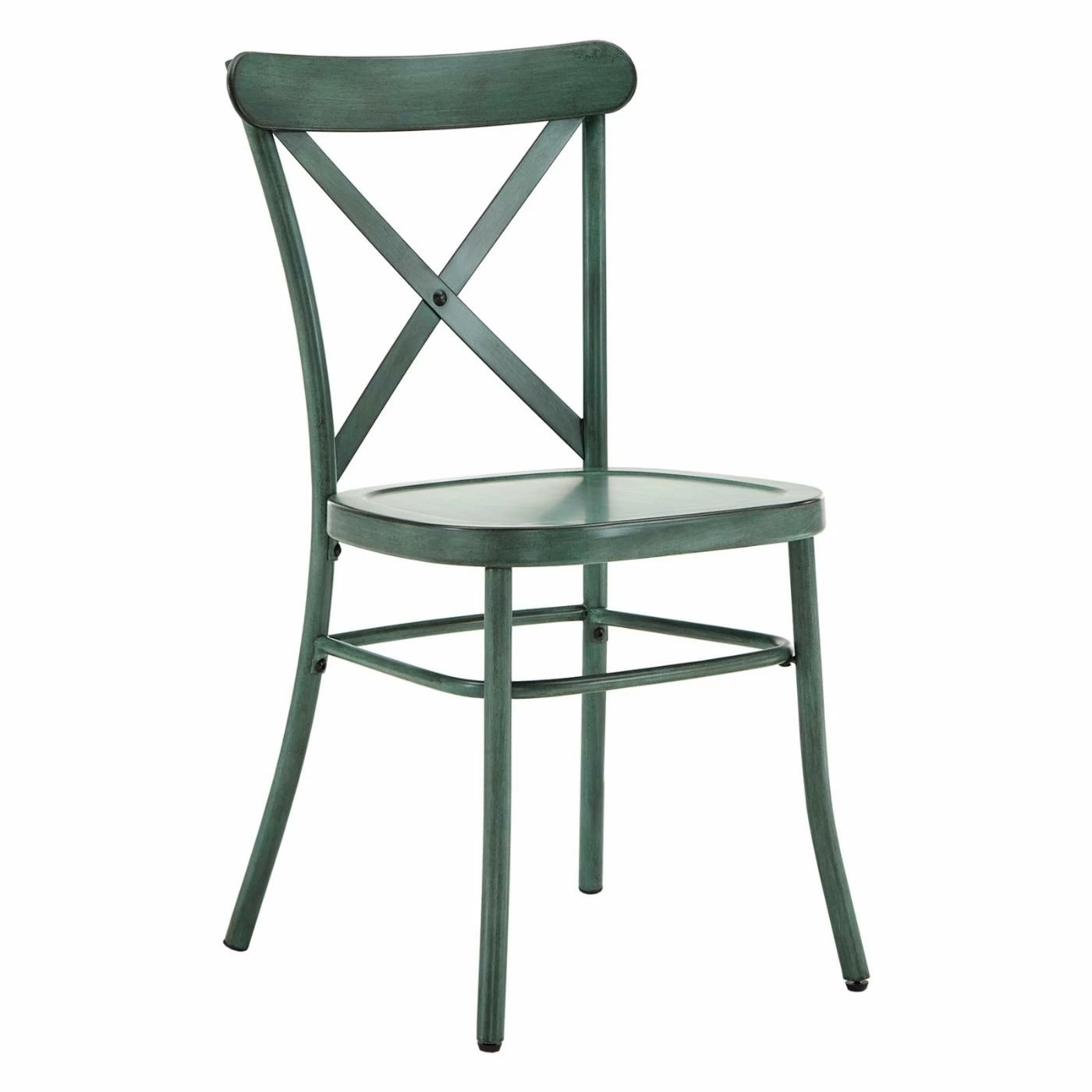 Wholesale 𧨠Side Chairs HumbleNest Countryside Metal Cross Back Dining Side Chair - Set Of 2 ⨠- Image 8