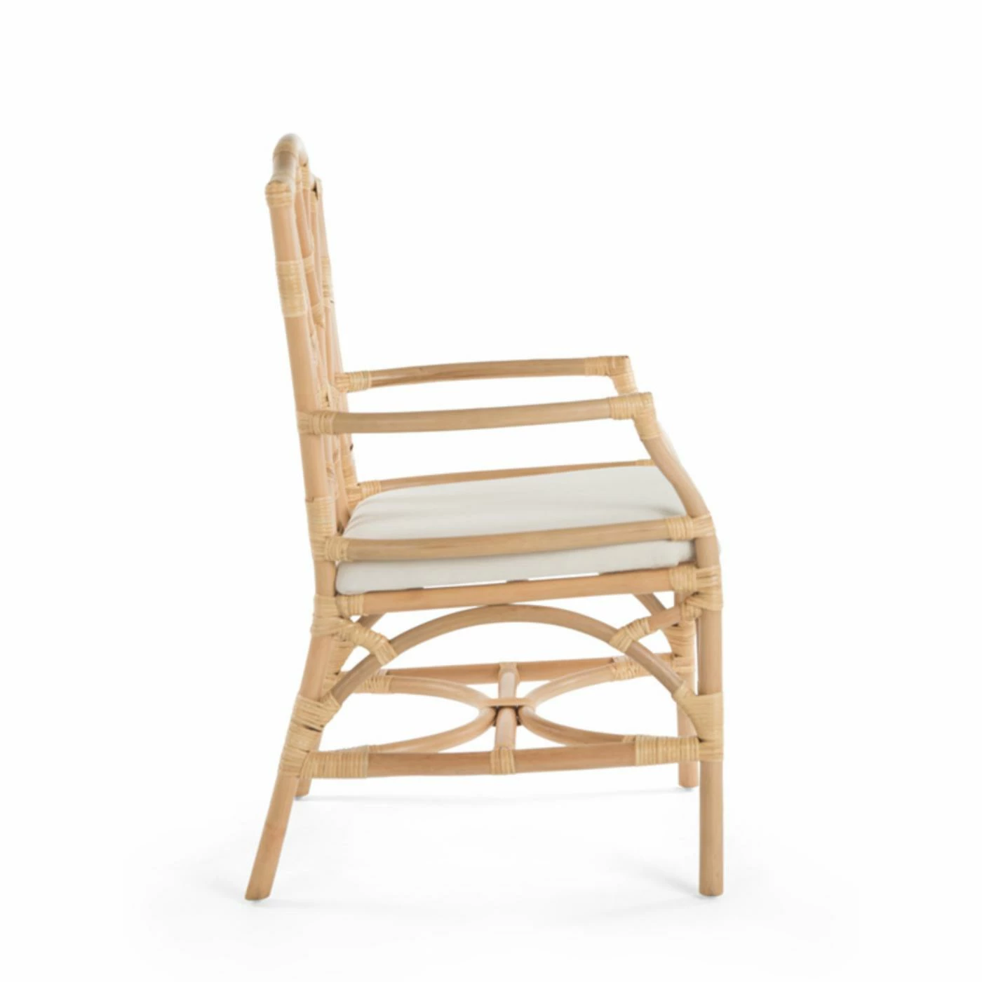 Coupon π Formal Dining Chairs KOUBOO Rattan Chippendale Upholstered Dining Arm Chair - Set Of 2 𧨠- Image 8