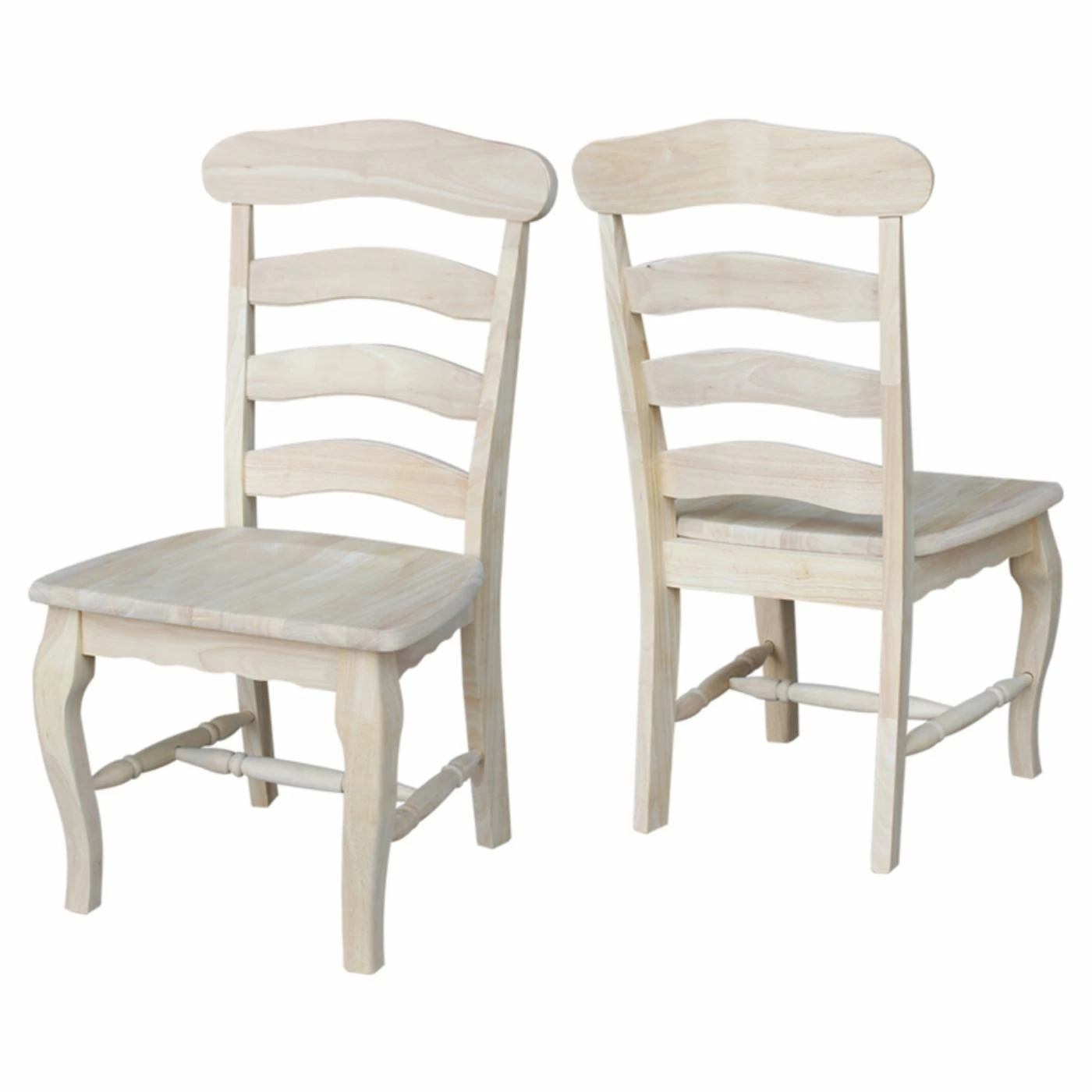 Budget π₯ Side Chairs International Concepts Unfinished Chesnee Country French Dining Chairs - Set Of 2 π - Image 8