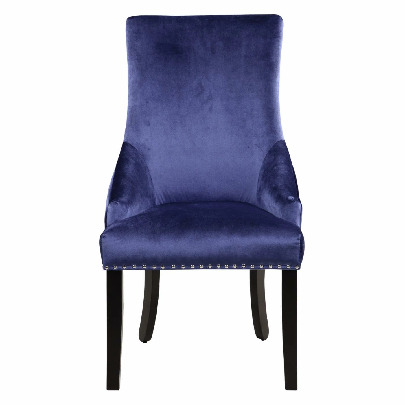 Budget 💯 Casual Dining Chairs Chic Home Moishe Velvet Dining Side Chair With Nailhead Trim - Set Of 2 👍 - Image 9