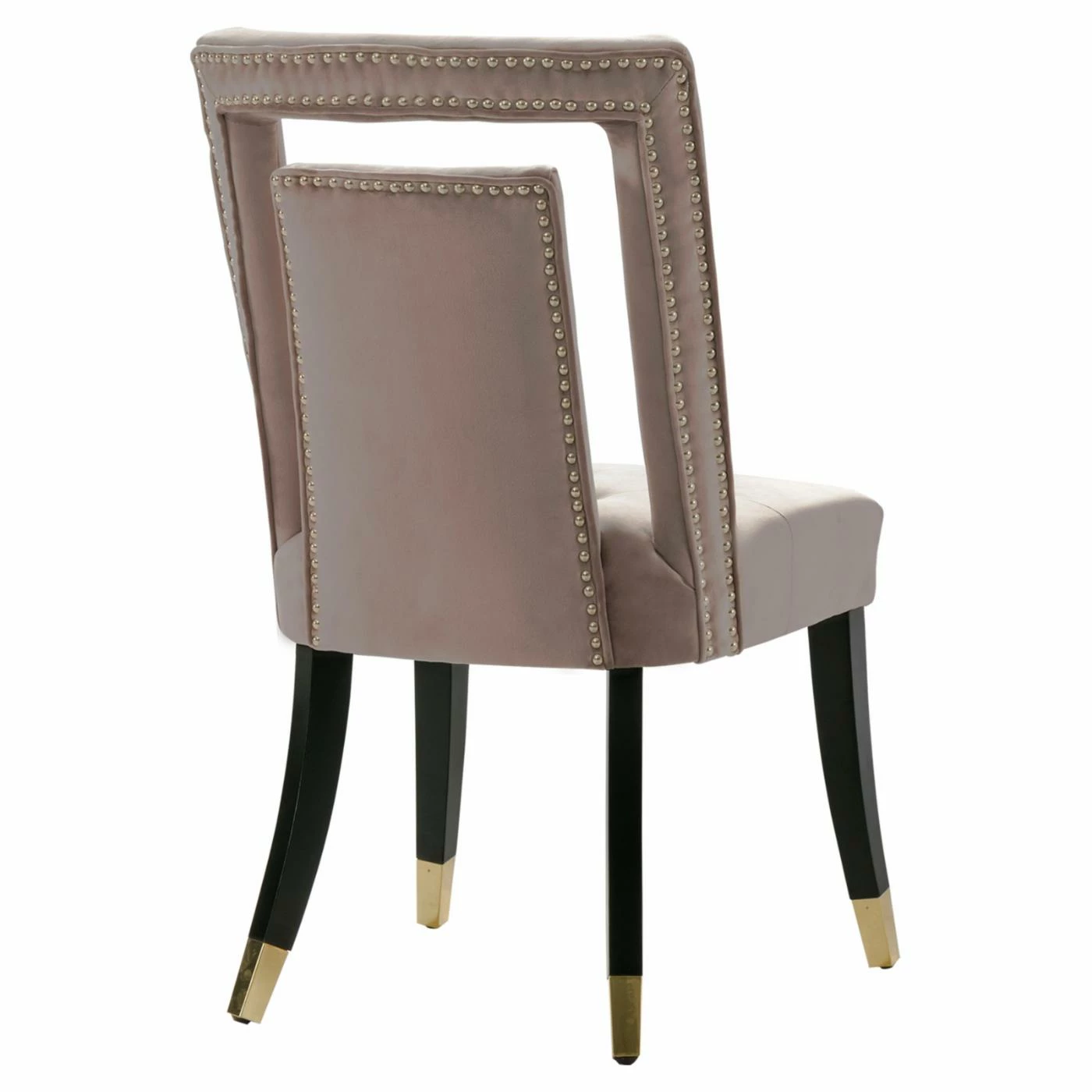 Discount π Casual Dining Chairs Chic Home Ellie Velvet Upholstered Nailhead Trim Dining Chair - Set Of 2 π€© - Image 9