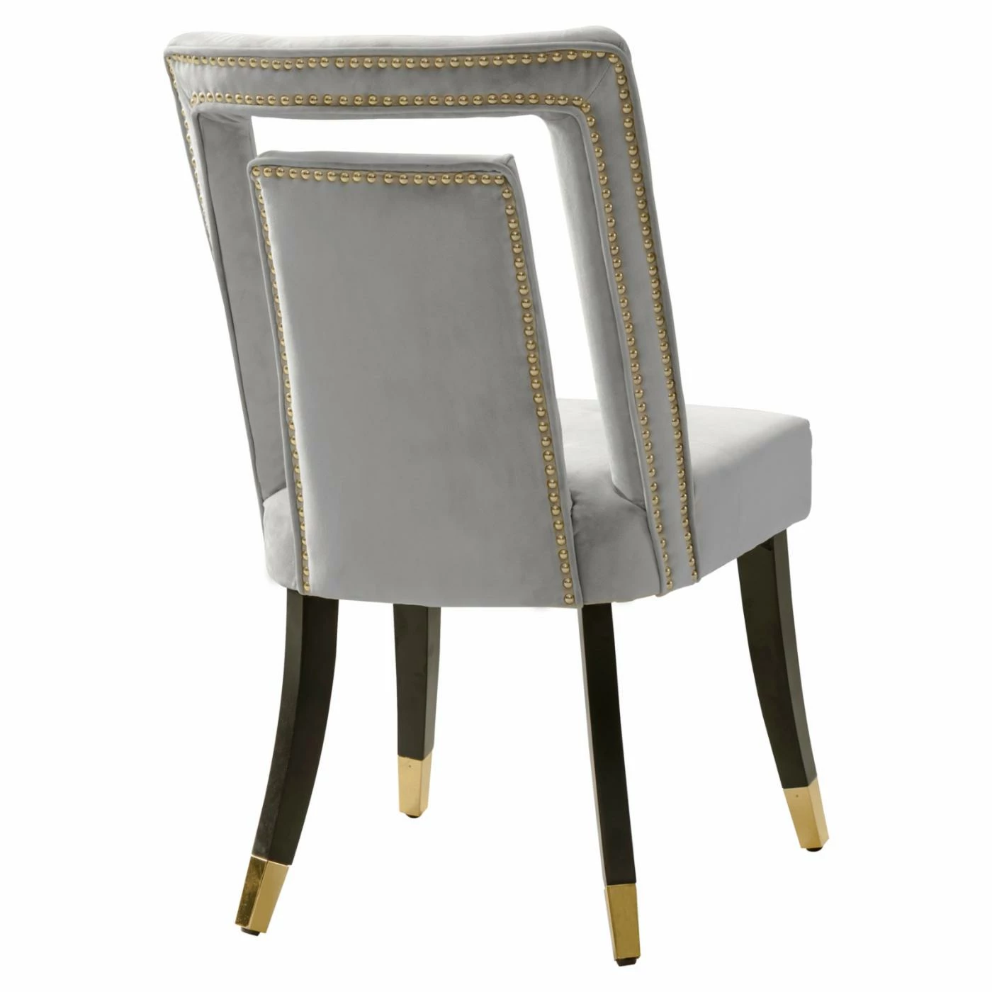 Discount π Casual Dining Chairs Chic Home Ellie Velvet Upholstered Nailhead Trim Dining Chair - Set Of 2 π€© - Image 10