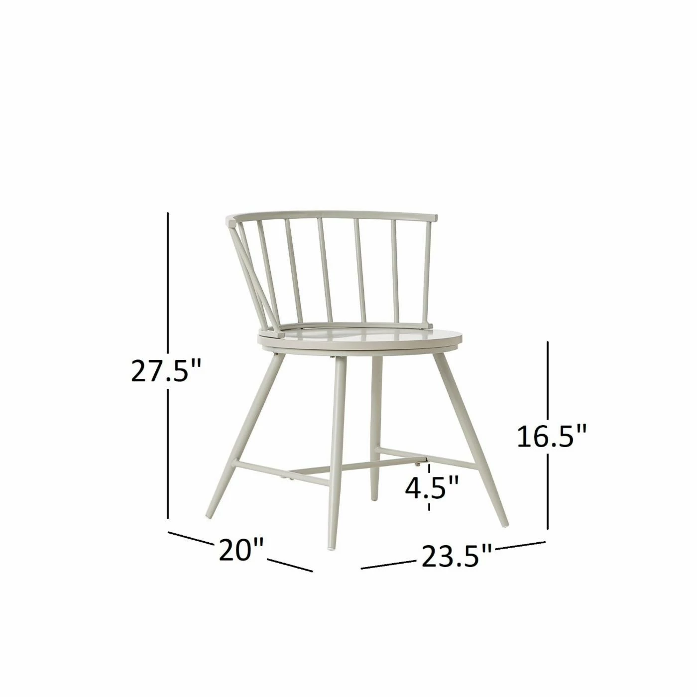 Best Pirce 𧨠Side Chairs HumbleNest Countryside Low Back Windsor Dining Side Chair - Set Of 2 π - Image 10