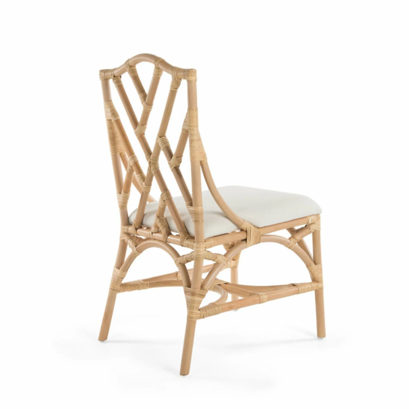 Cheap π Side Chairs KOUBOO Rattan Chippendale Upholstered Dining Chair - Set Of 2 π₯ - Image 9