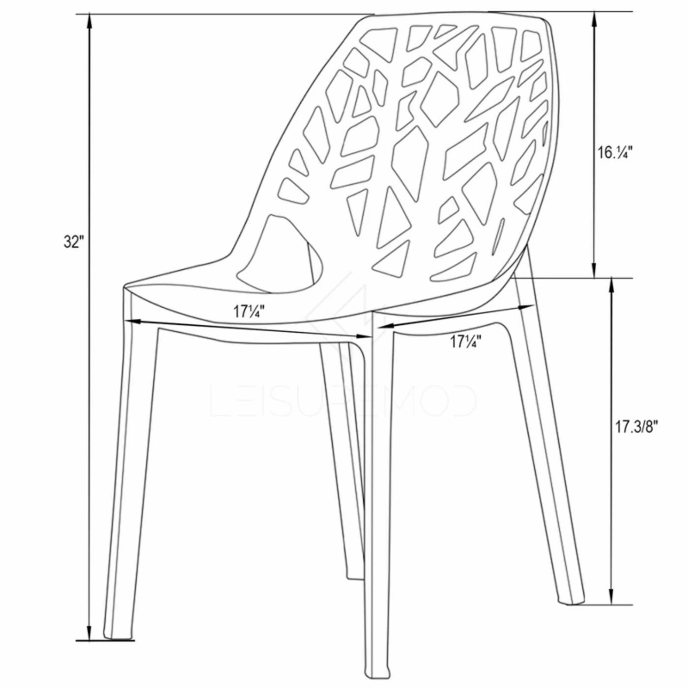 Budget π Casual Dining Chairs LeisureMod Cornelia Modern Dining Chair π - Image 10