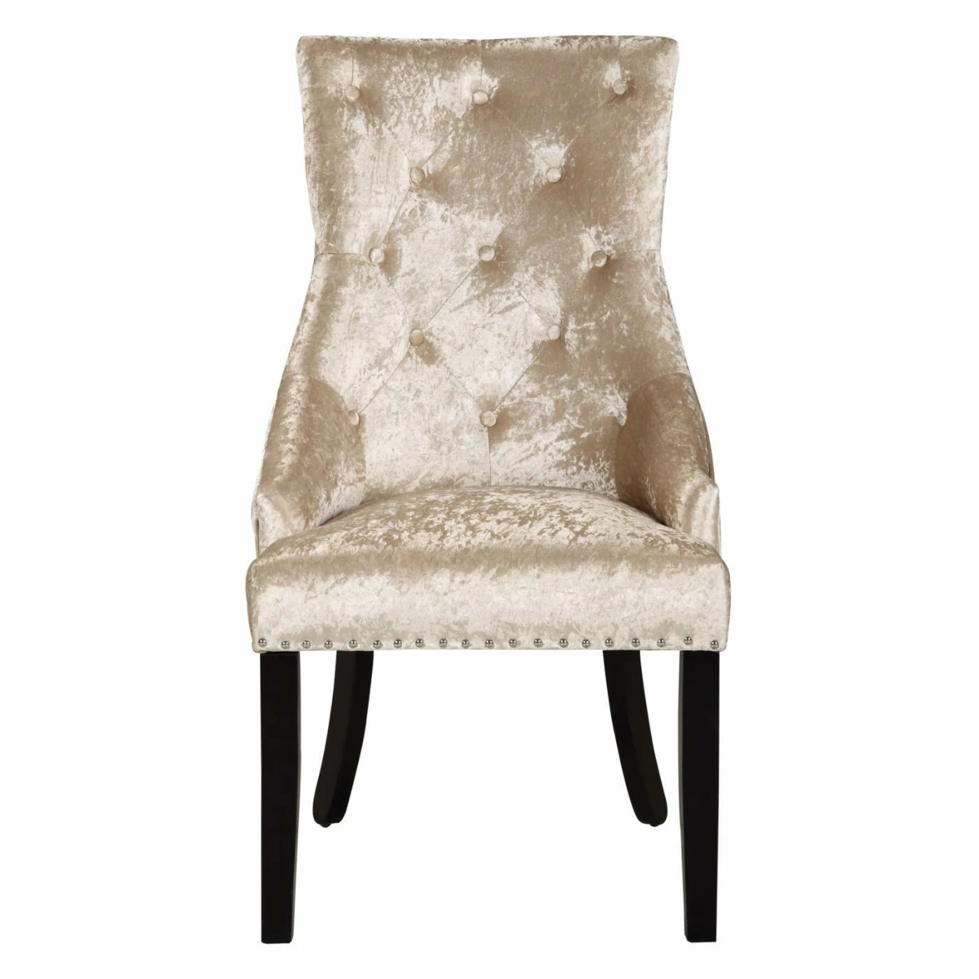 Best Sale β€οΈ Side Chairs Chic Home Raziela Tufted Velvet Dining Side Chair With Nailhead Trim - Set Of 2 π - Image 3