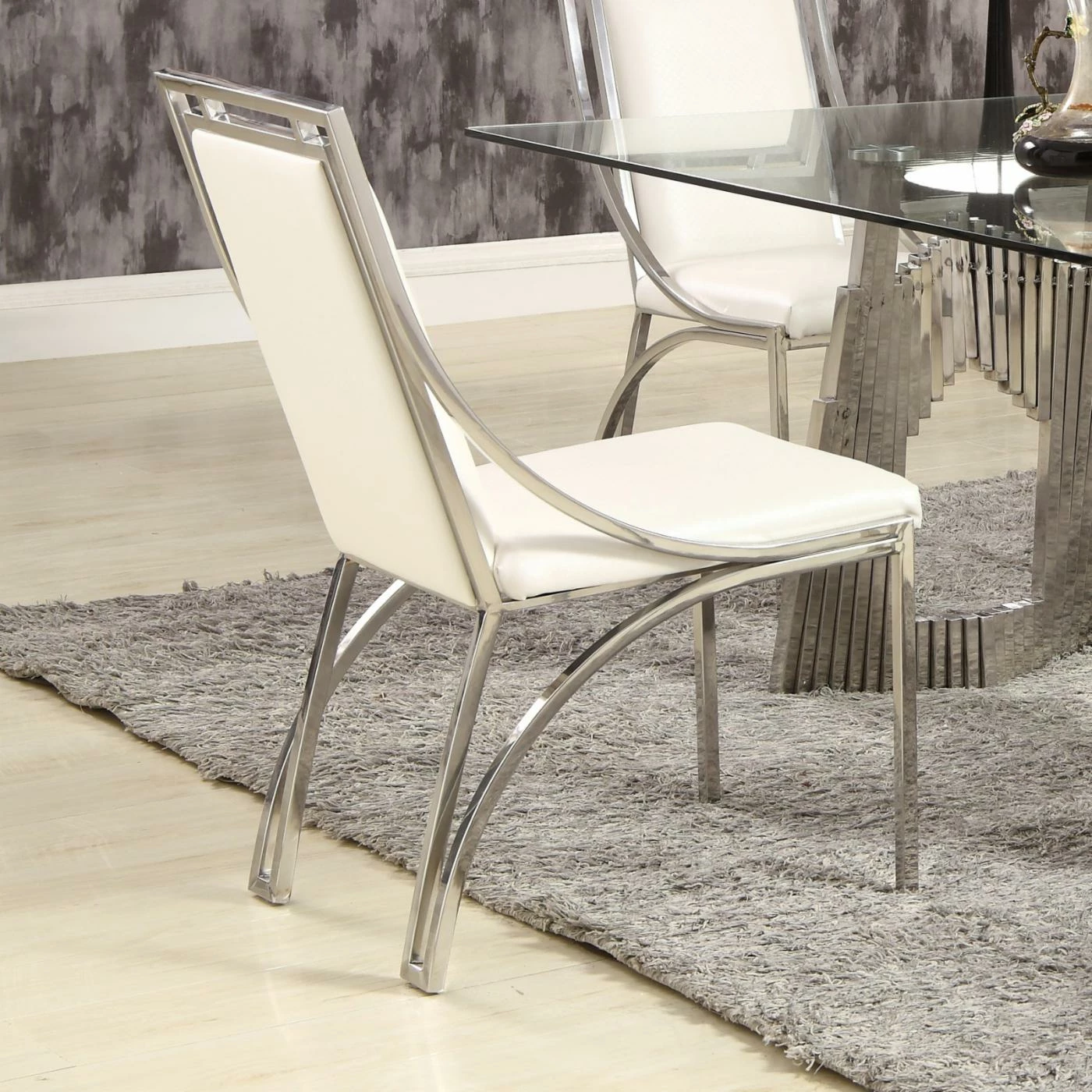 Brand new 😍 Side Chairs Chintaly Josie Open Frame Dining Side Chair - Set Of 2 ❤️ - Image 3