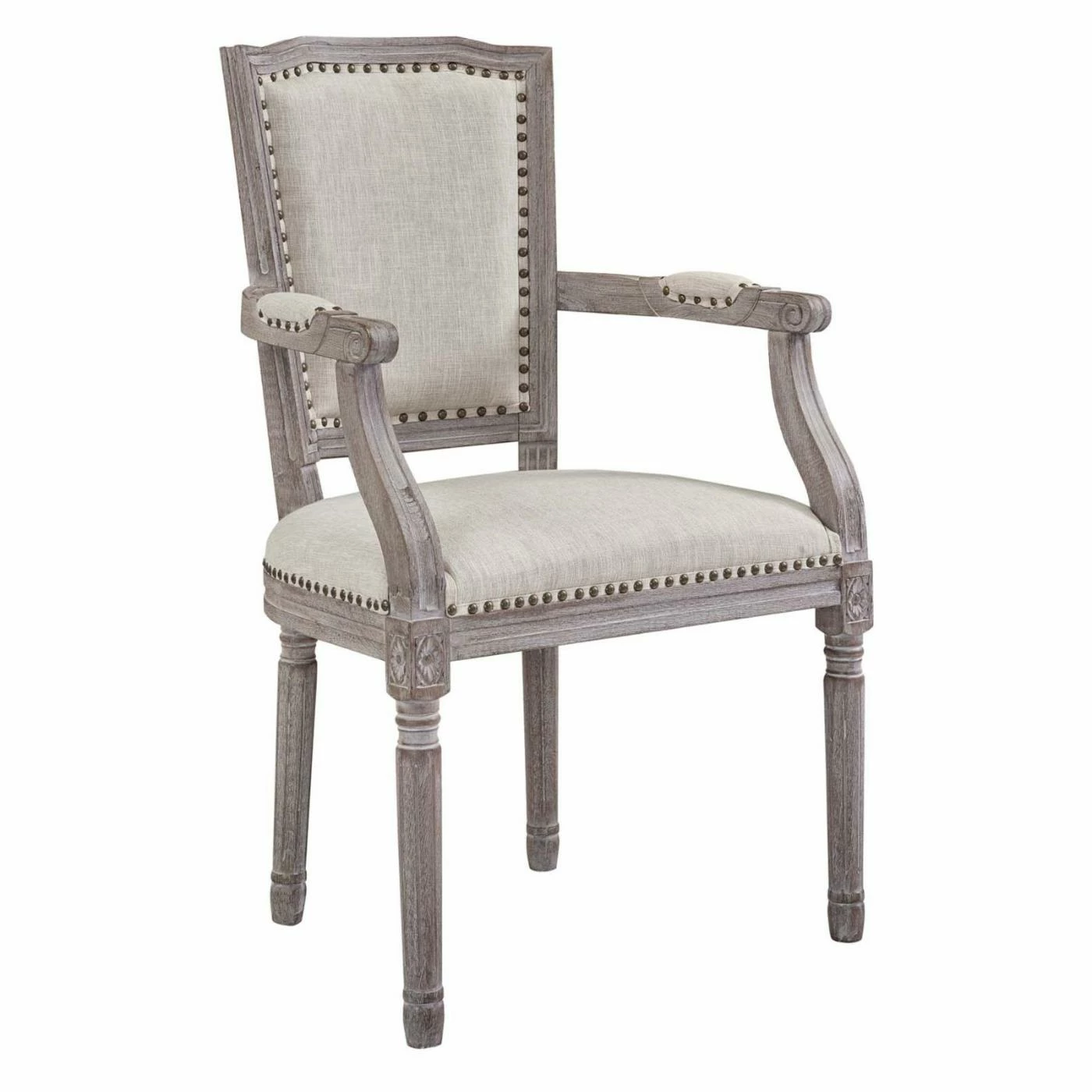 Best deal ⌛ Formal Dining Chairs Modway Penchant Vintage French Upholstered Dining Armchair ❤️ - Image 3