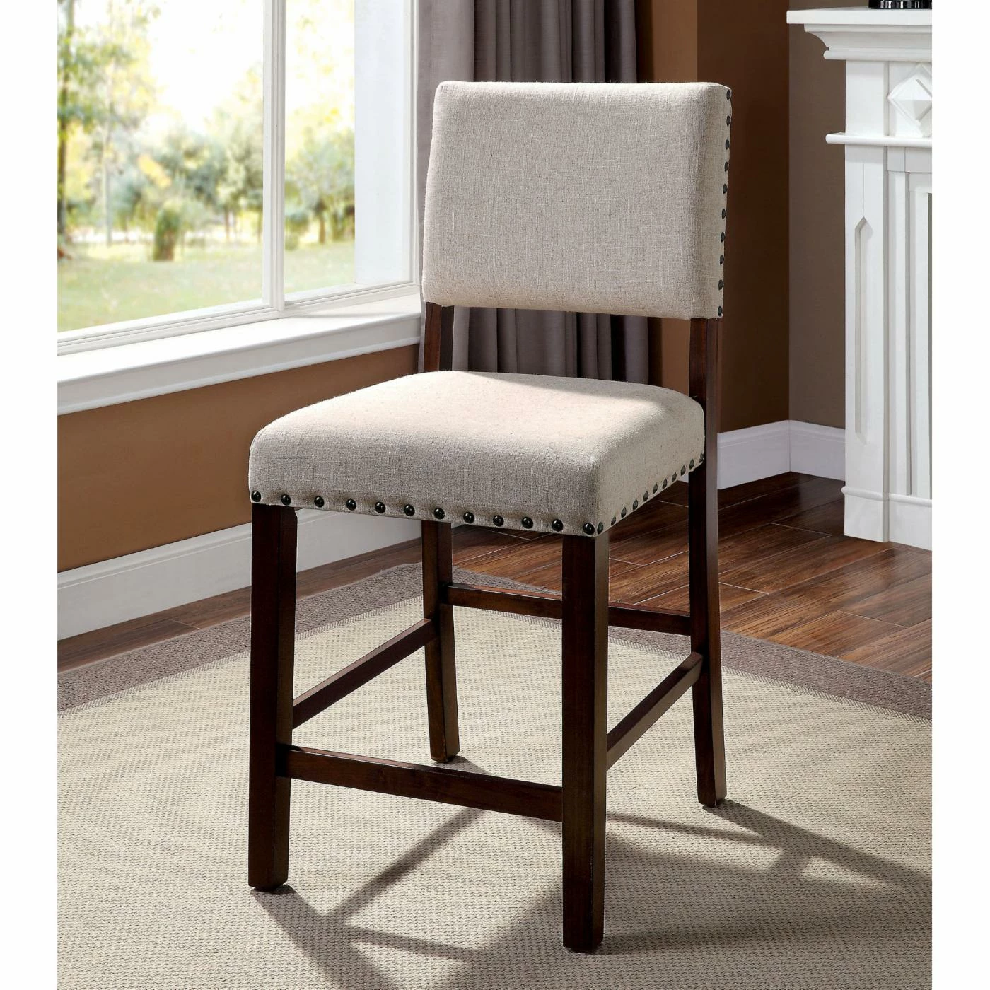 Best deal β Side Chairs Furniture Of America Mayly Transitional Style Counter Height Casual Dining Chair - Set Of 2 π― - Image 3