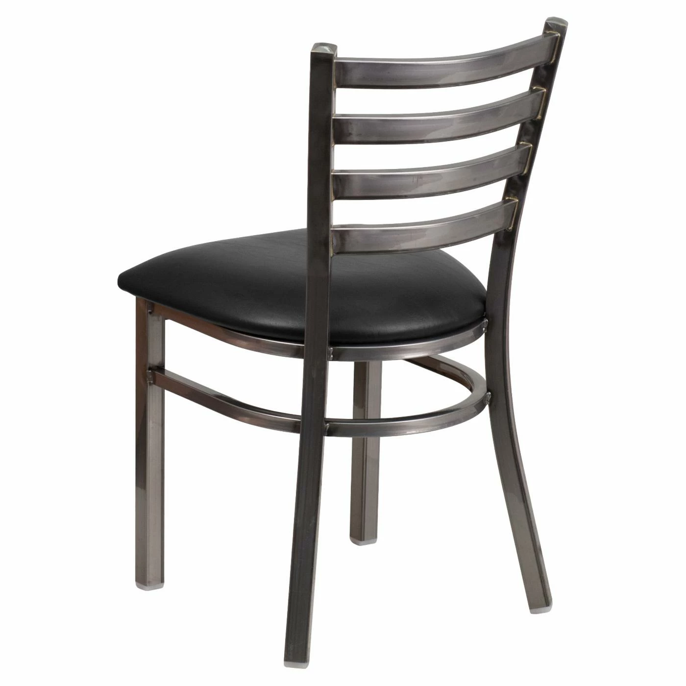 Deals π Side Chairs Flash Furniture Hercules 19.5 In. Clear π§₯ Coated Metal And Vinyl Ladder Back Restaurant Chair π₯° - Image 3