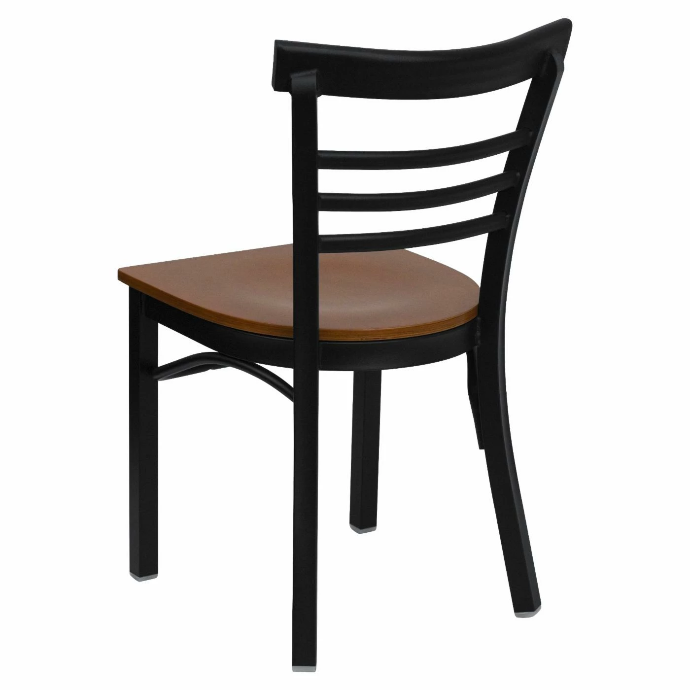 Coupon π Side Chairs Flash Furniture Hercules 17.25 In. Metal And Wood Rounded Ladder Back Restaurant Chair π - Image 3