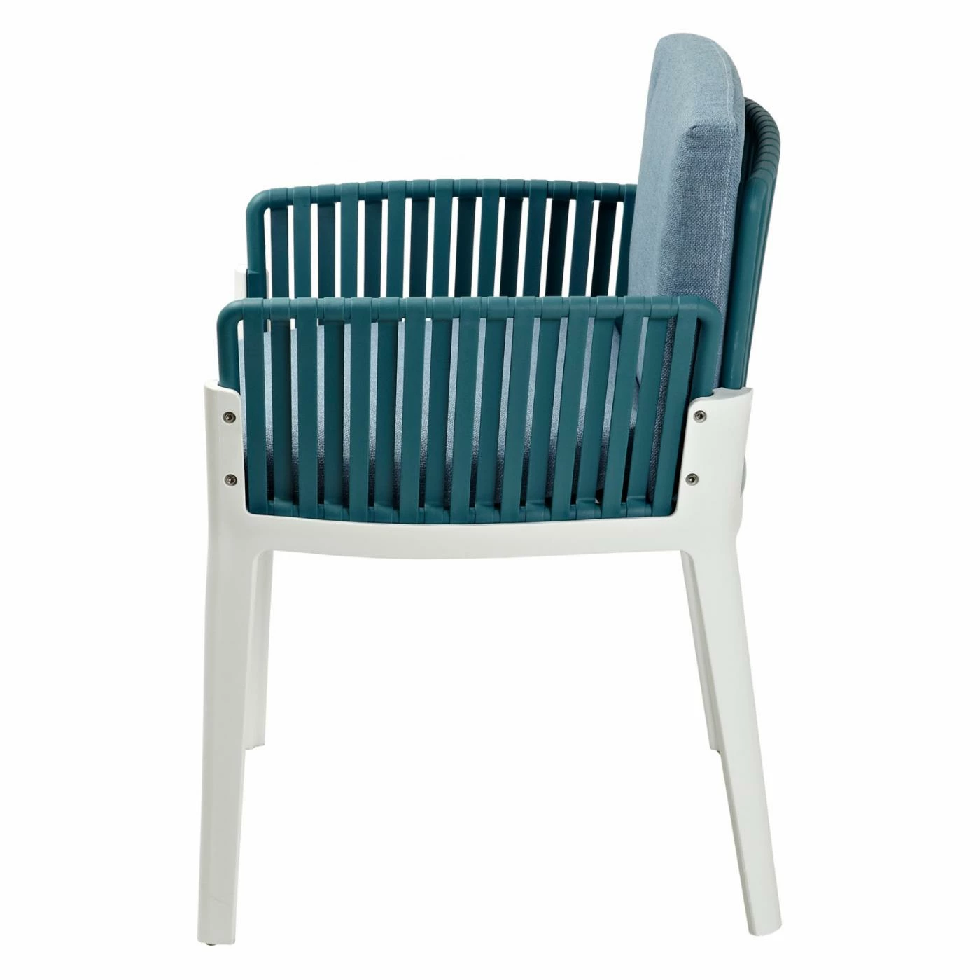 Wholesale π₯ Casual Dining Chairs Gold Sparrow Sunny Teal And White Two-Tone Dining Arm Chair - Set Of 2 π€© - Image 3