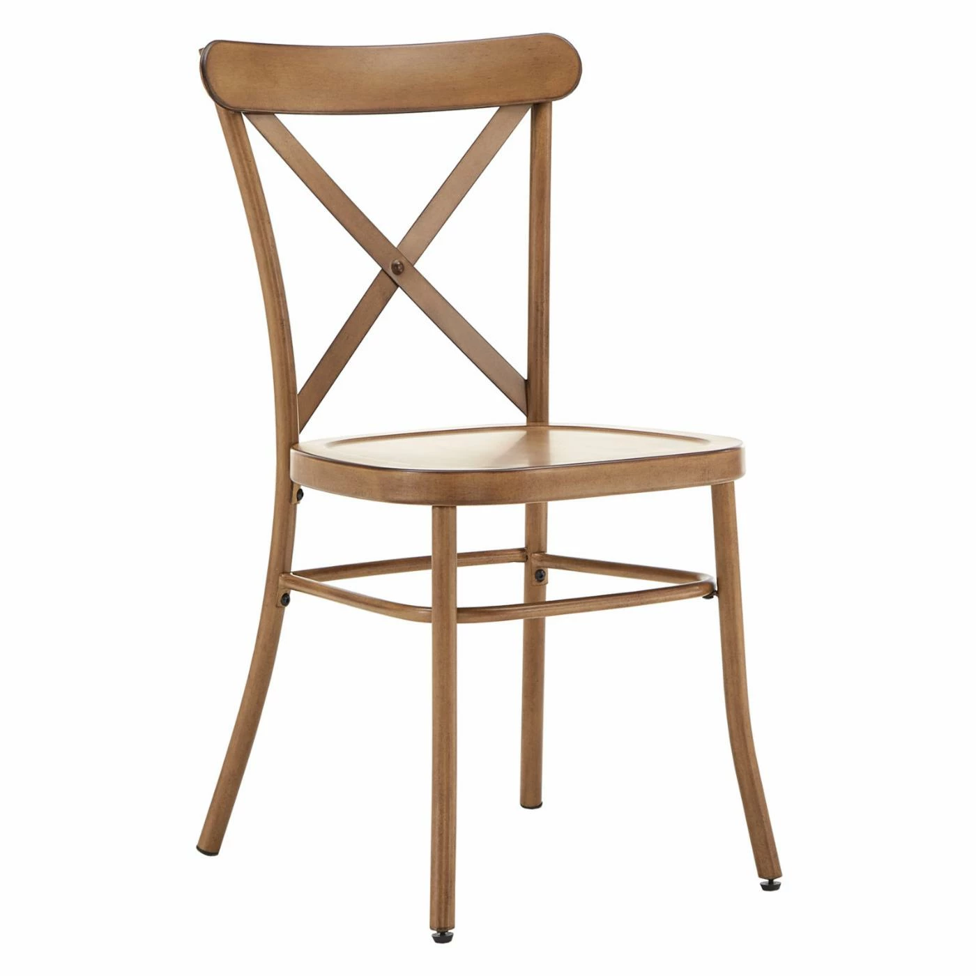 Wholesale 𧨠Side Chairs HumbleNest Countryside Metal Cross Back Dining Side Chair - Set Of 2 ⨠- Image 3