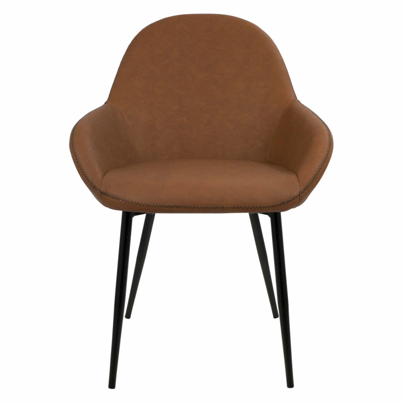 Best reviews of β¨ Casual Dining Chairs LumiSource Clubhouse Vintage Faux Leather Dining Arm Chair - Set Of 2 π - Image 3