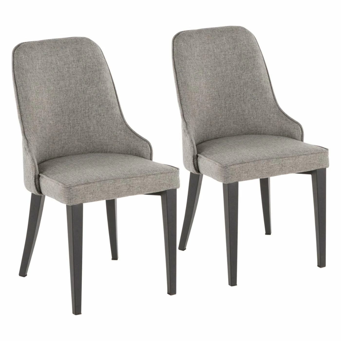 Outlet π Side Chairs LumiSource Nueva Upholstered Contemporary Dining Chair - Set Of 2 β - Image 3