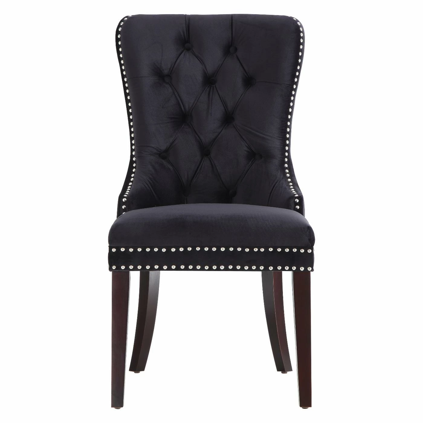 Budget π Formal Dining Chairs Meridian Furniture Inc Nikki Velvet Dining Chair - Set Of 2 π - Image 3