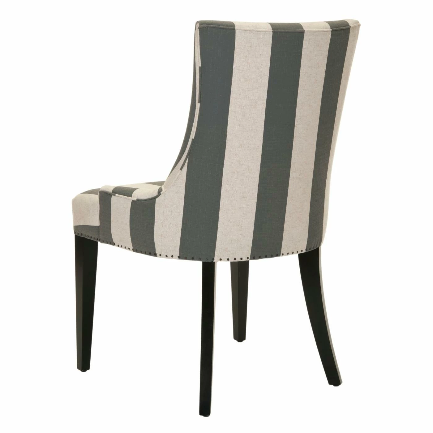 Best Pirce π Formal Dining Chairs Safavieh Alexia Bold Stripe Fabric Dining Chair - Java π - Image 3