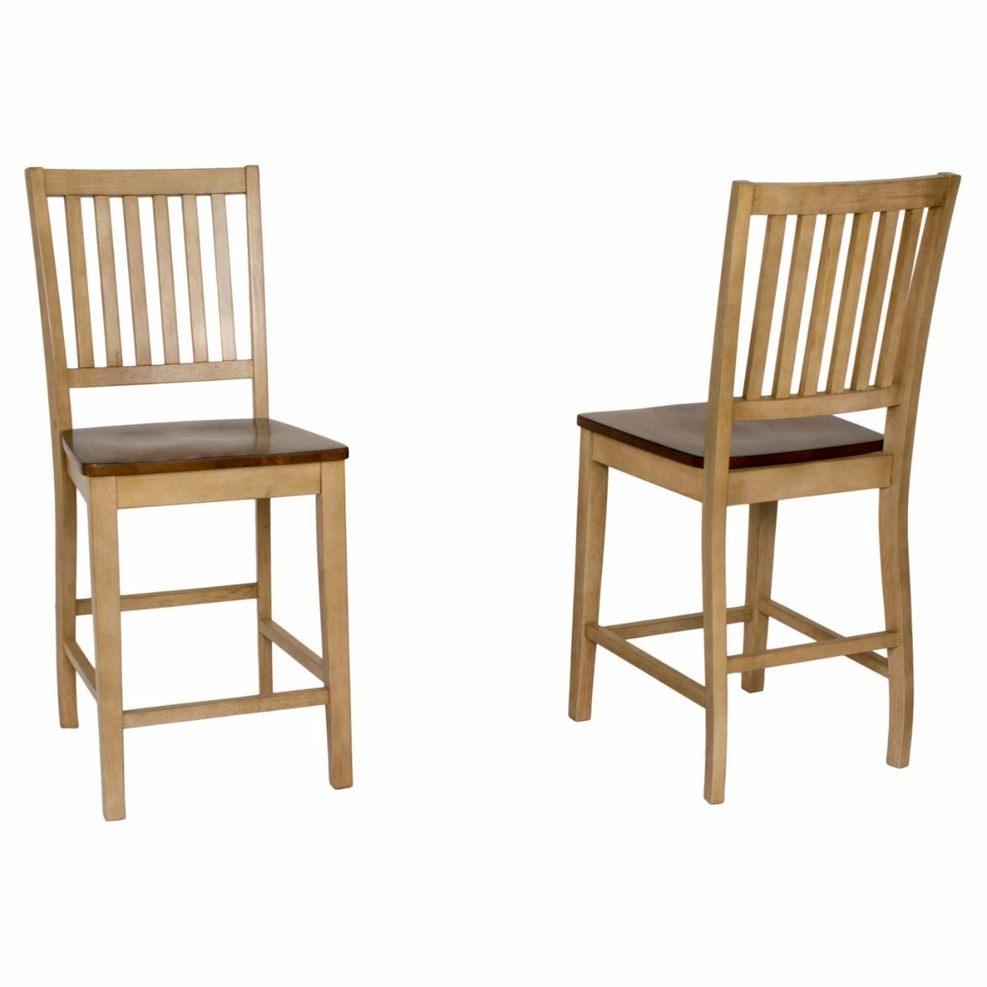 Cheap π Counter Height Chairs Sunset Trading Brookdale Slat Back Counter Stool π - Image 3