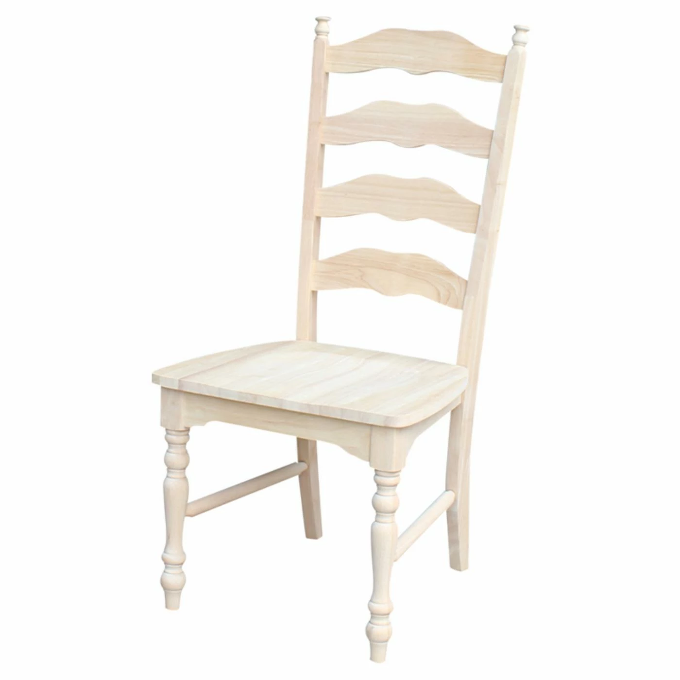 Brand new ✨ Side Chairs International Concepts Unfinished Maine Ladder Back Dining Chairs - Set Of 2 ✔️ - Image 3