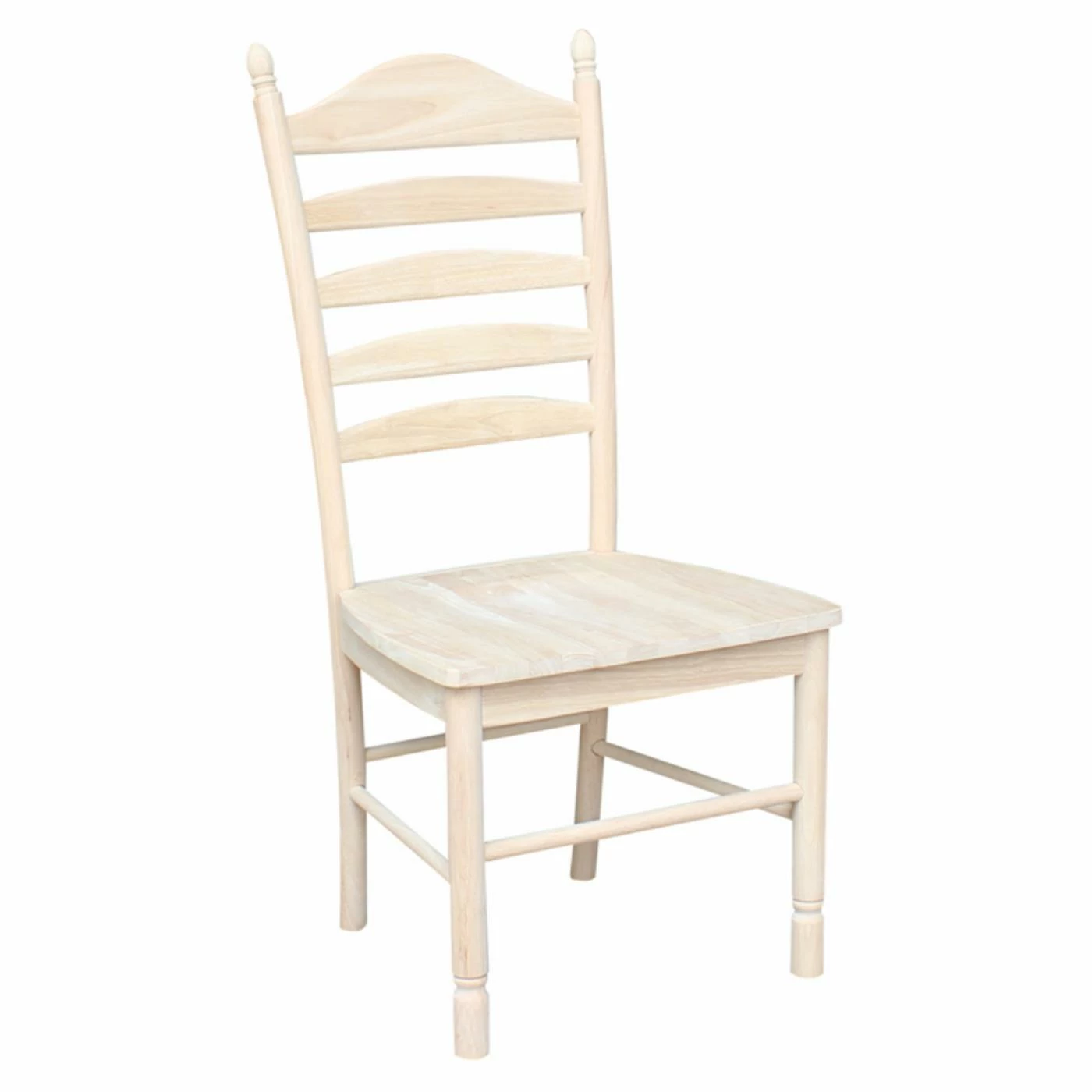 New π Casual Dining Chairs International Concepts Unfinished Bedford Ladder Back Dining Chairs - Set Of 2 π - Image 3