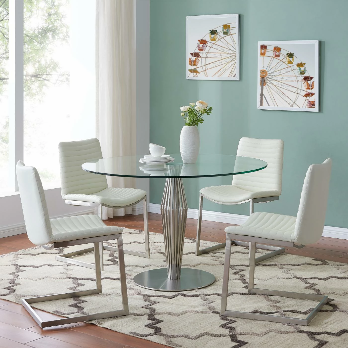 Deals β¨ Casual Dining Chairs Armen Living April Parson Dining Chair - Set Of 2 π - Image 2